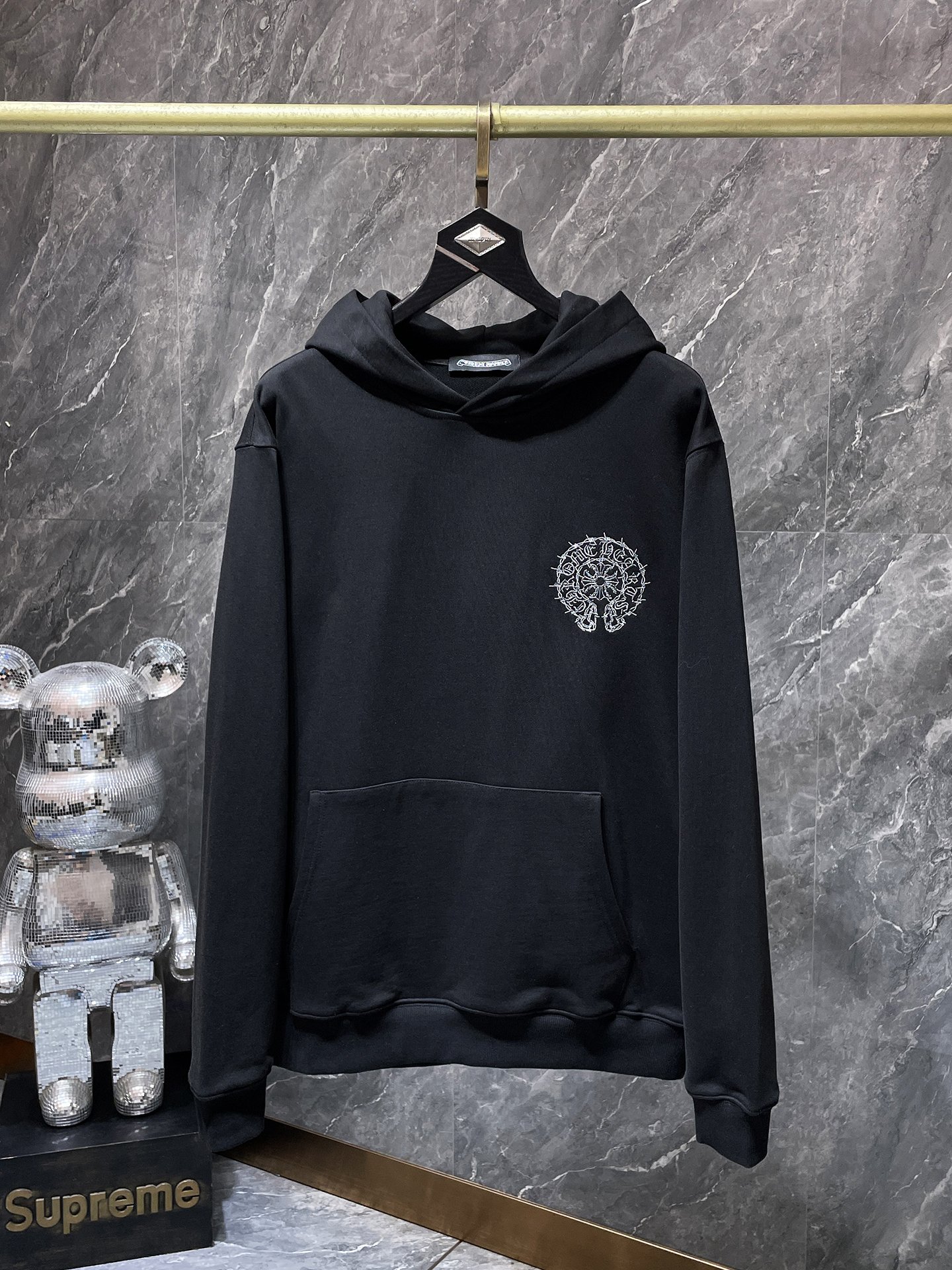 Cheap Chrome hearts Hoody in 219027, $55 USD- [IB219027] - Replica Chrome hearts Hoody