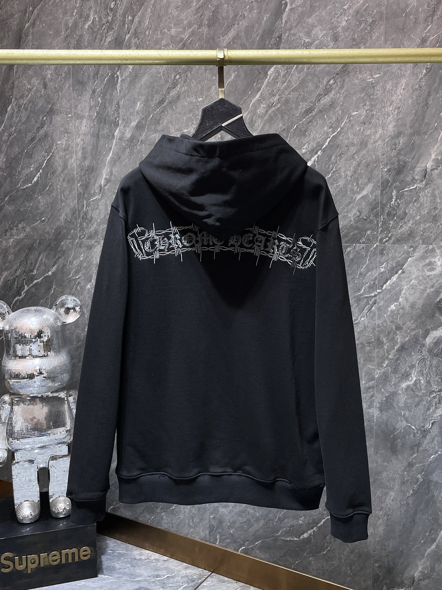 Cheap Chrome hearts Hoody in 219027, $55 USD- [IB219027] - Replica Chrome hearts Hoody