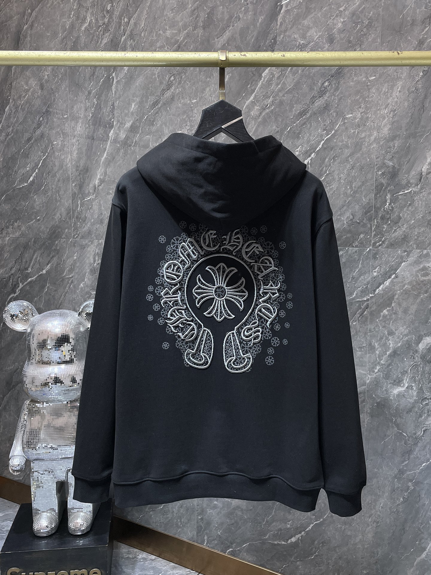 Cheap Chrome hearts Hoody in 219033, $55 USD- [IB219033] - Replica Chrome hearts Hoody