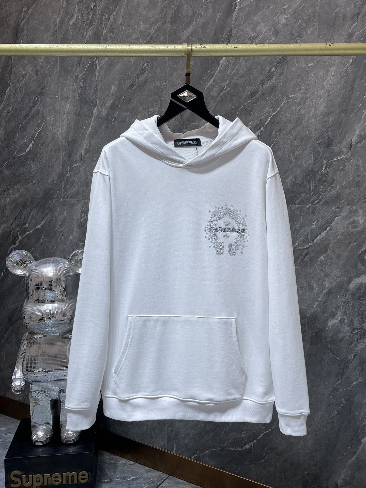 Cheap Chrome hearts Hoody in 219034, $55 USD- [IB219034] - Replica Chrome hearts Hoody