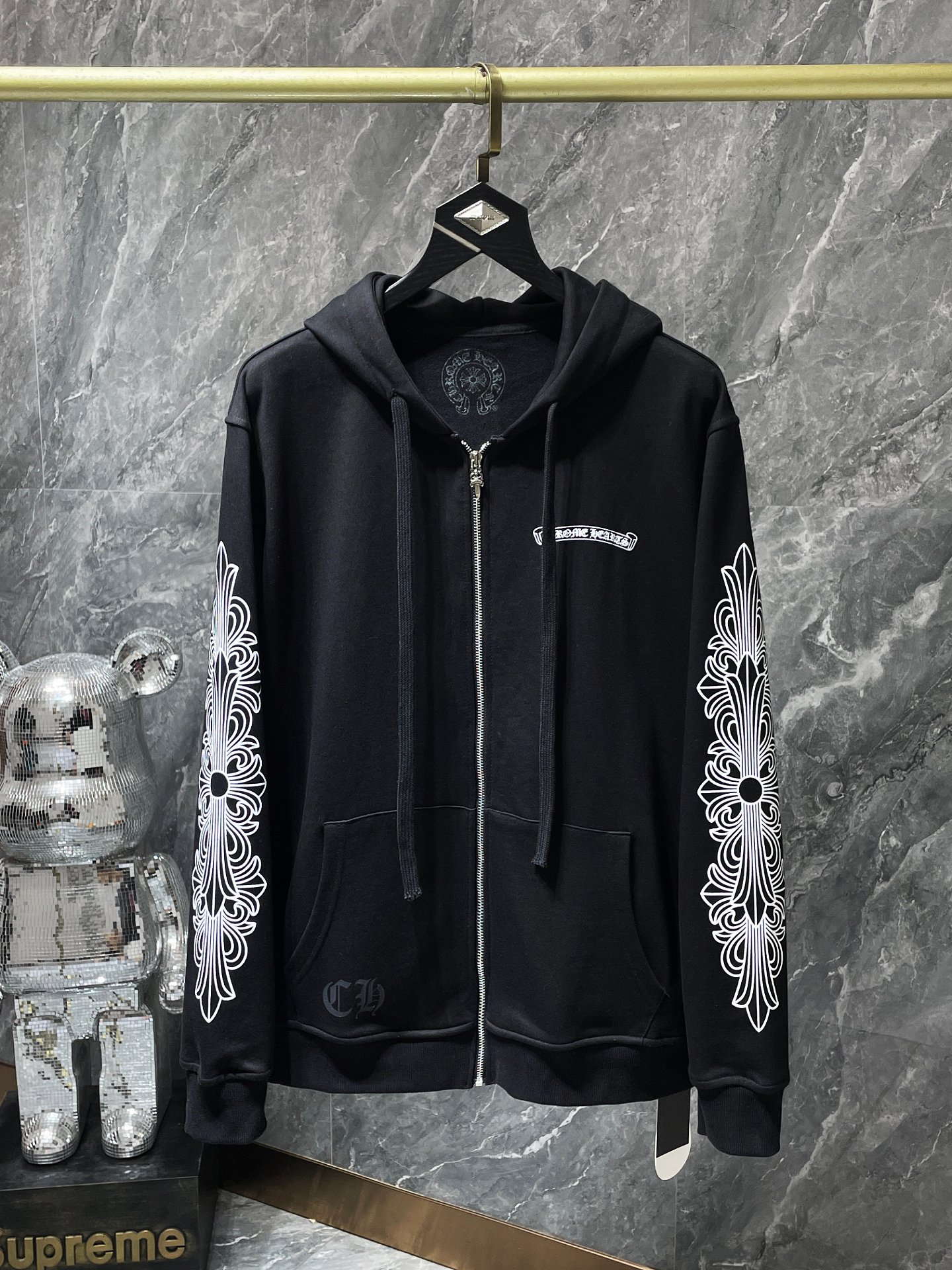 Cheap Chrome hearts Hoody in 219038, $55 USD- [IB219038] - Replica Chrome hearts Hoody