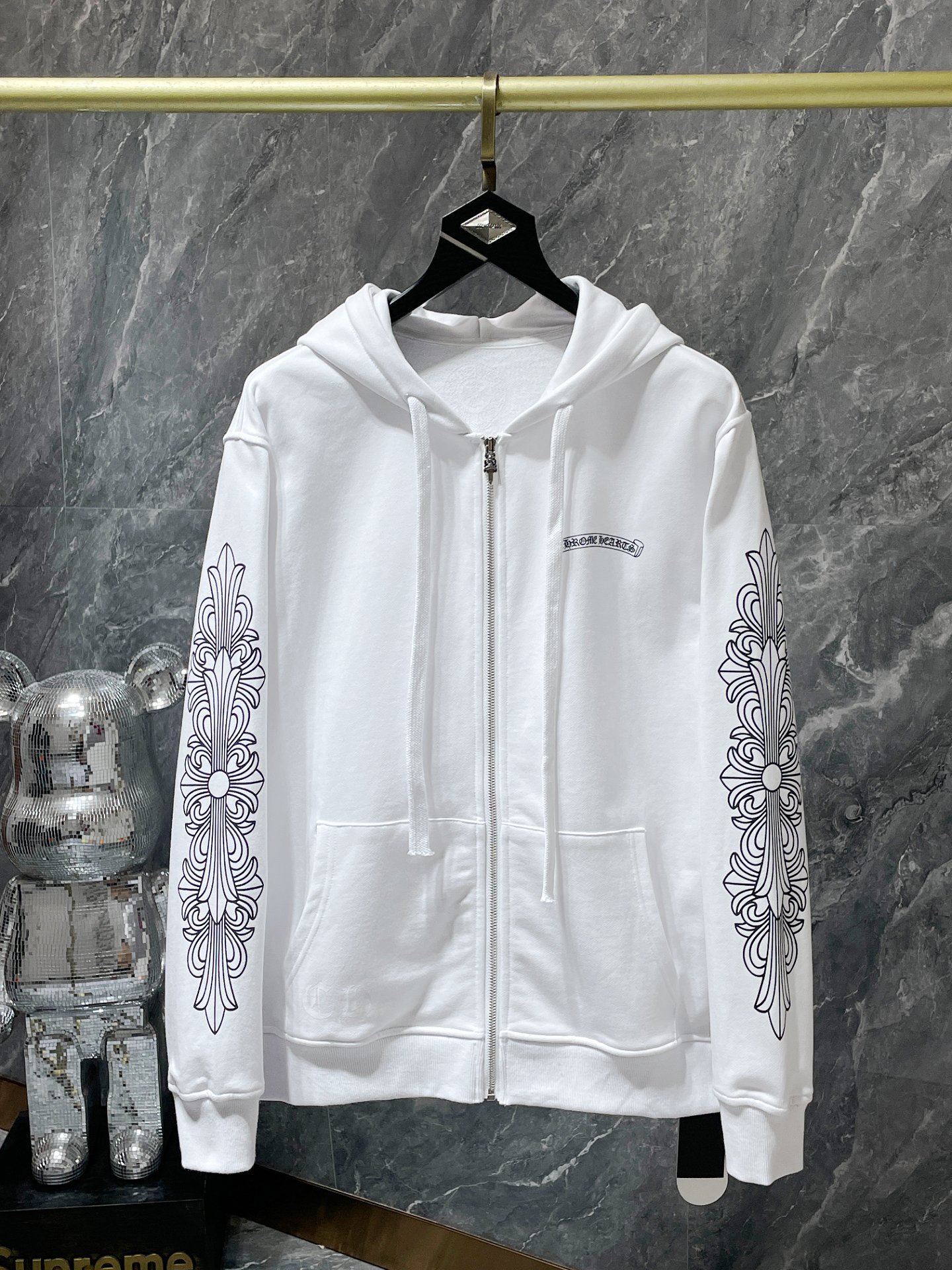 Cheap Chrome hearts Hoody in 219039, $55 USD- [IB219039] - Replica Chrome hearts Hoody