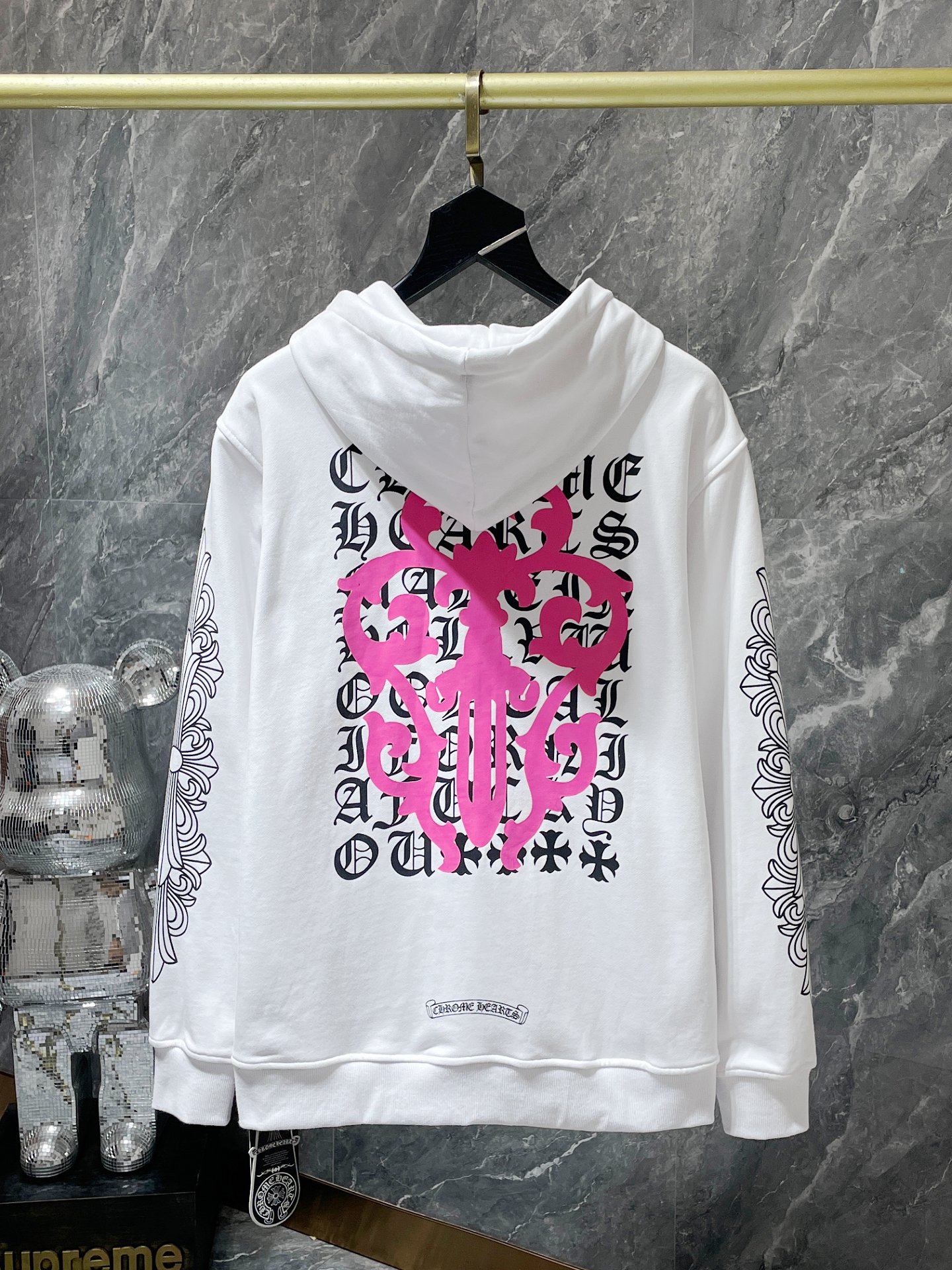 Cheap Chrome hearts Hoody in 219039, $55 USD- [IB219039] - Replica Chrome hearts Hoody