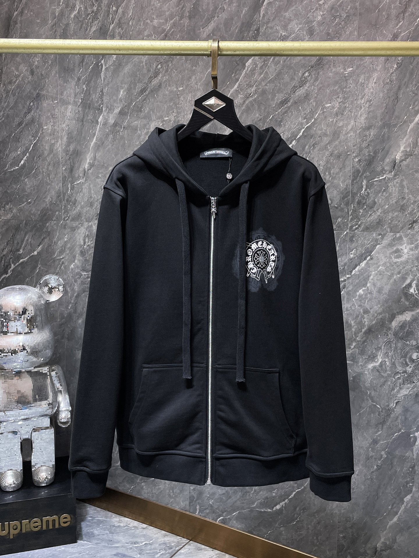 Cheap Chrome hearts Hoody in 219041, $55 USD- [IB219041] - Replica Chrome hearts Hoody