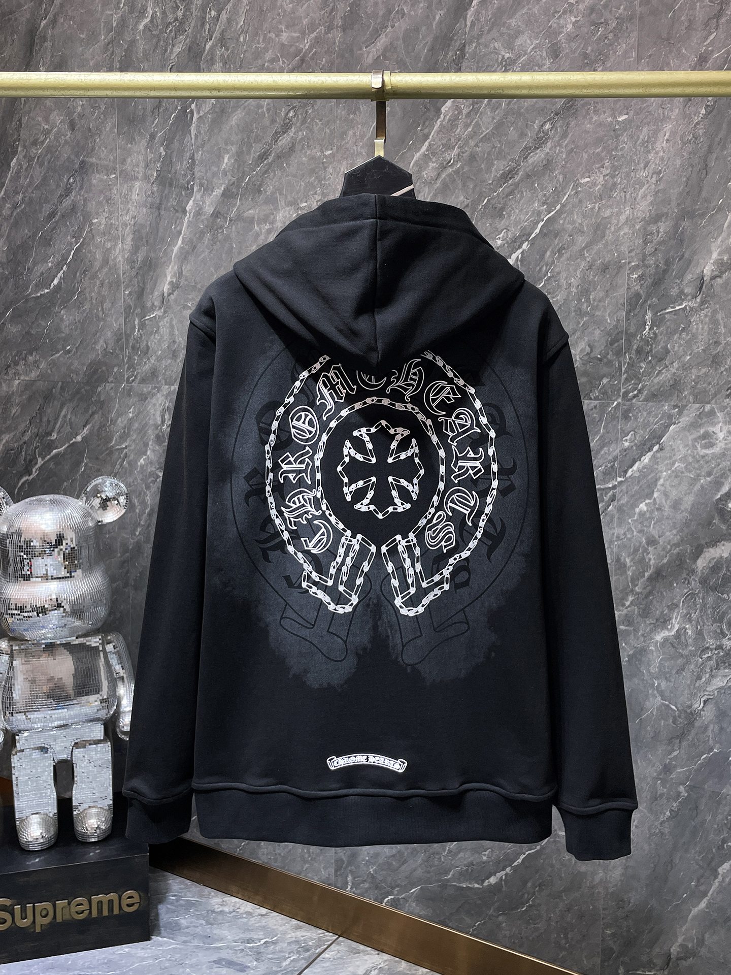 Cheap Chrome hearts Hoody in 219041, $55 USD- [IB219041] - Replica Chrome hearts Hoody