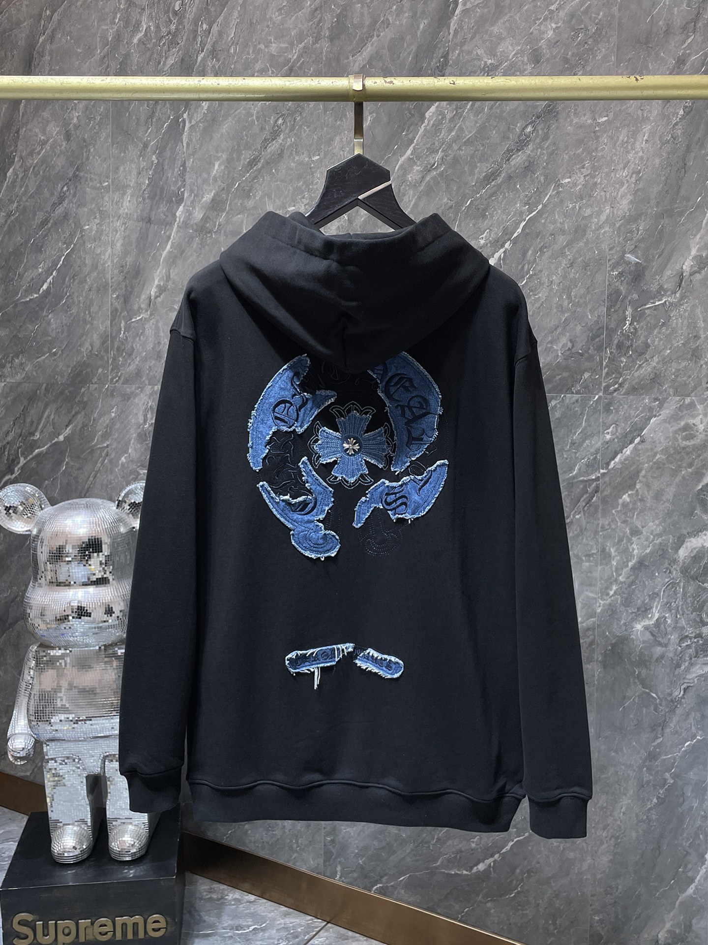 Cheap Chrome hearts Hoody in 219042, $55 USD- [IB219042] - Replica Chrome hearts Hoody
