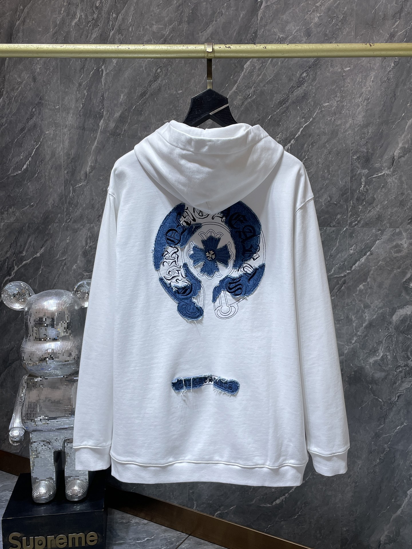 Cheap Chrome hearts Hoody in 219043, $55 USD- [IB219043] - Replica Chrome hearts Hoody