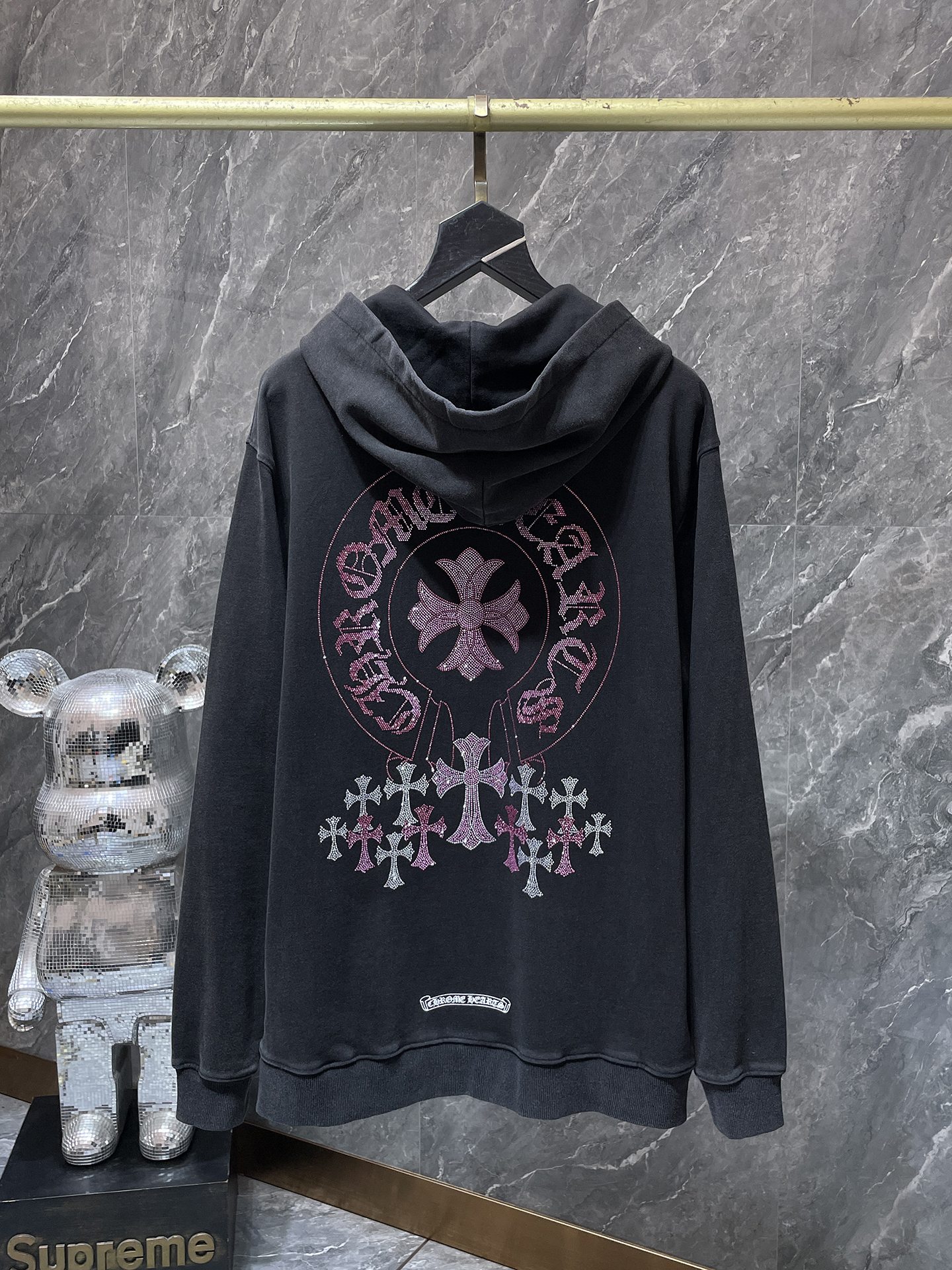 Cheap Chrome hearts Hoody in 219046, $55 USD- [IB219046] - Replica Chrome hearts Hoody