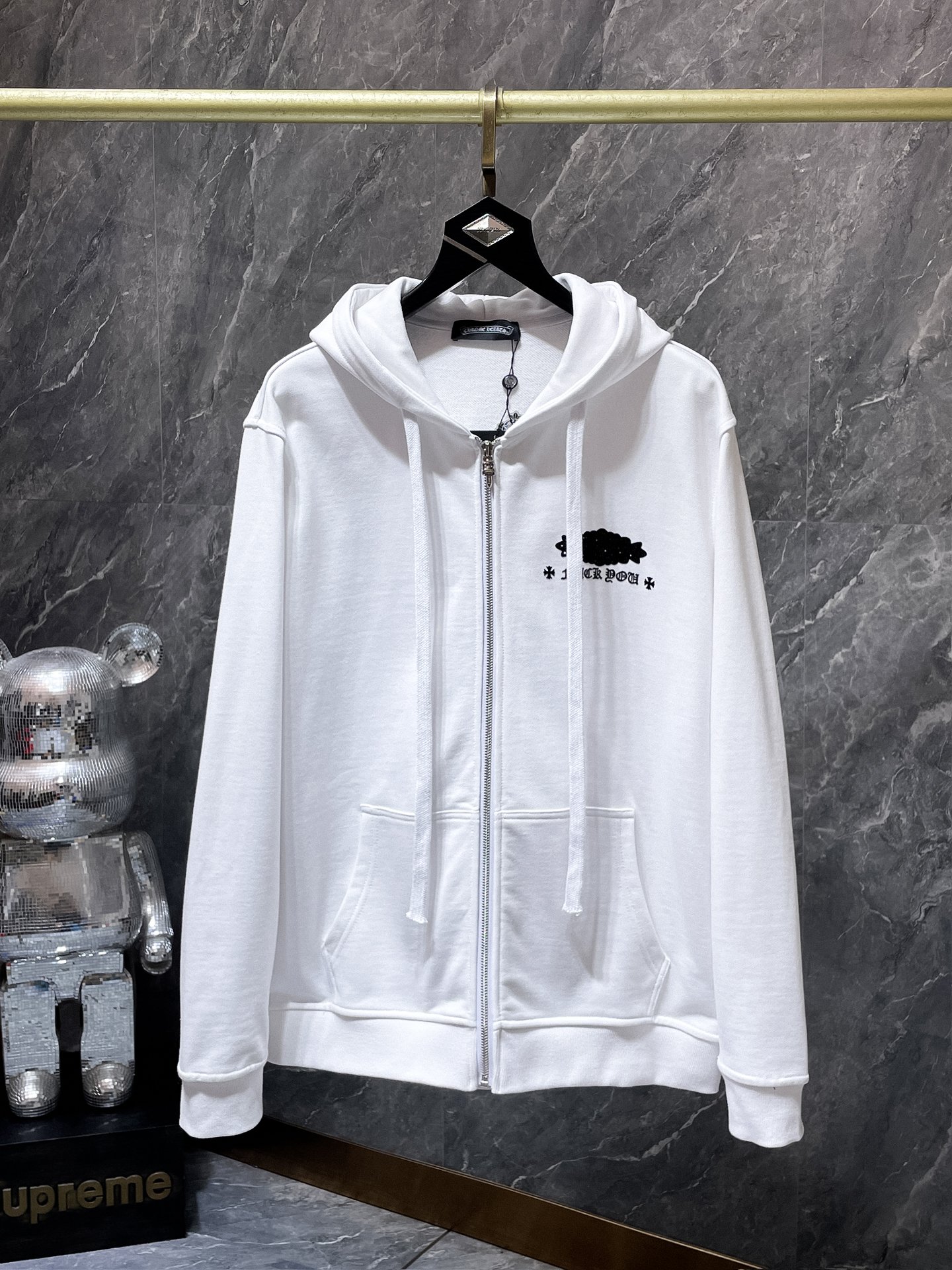 Cheap Chrome hearts Hoody in 219048, $55 USD- [IB219048] - Replica Chrome hearts Hoody