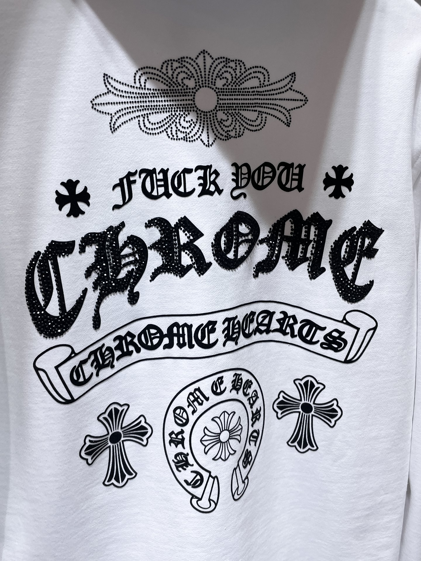Cheap Chrome hearts Hoody in 219048, $55 USD- [IB219048] - Replica Chrome hearts Hoody