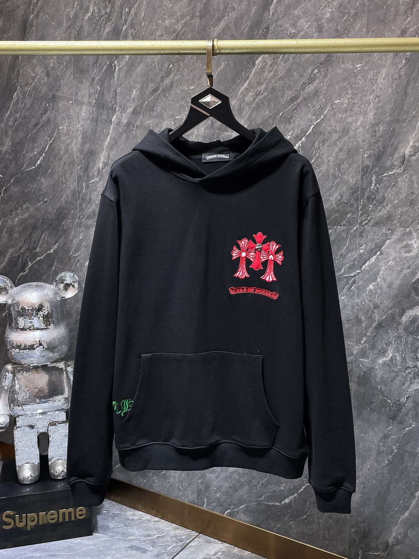 Cheap Chrome hearts Hoody in 219049, $55 USD- [IB219049] - Replica Chrome hearts Hoody