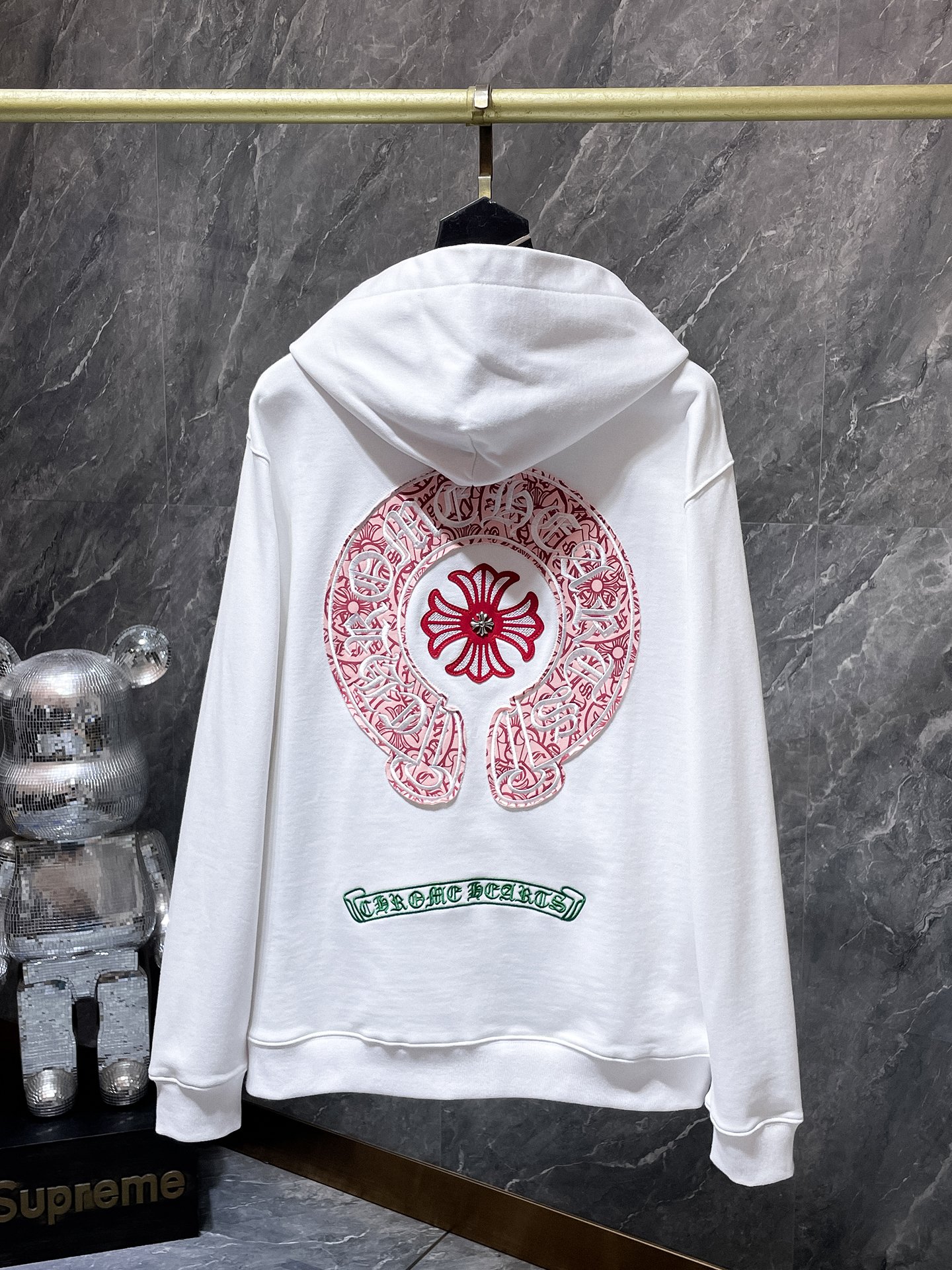 Cheap Chrome hearts Hoody in 219050, $55 USD- [IB219050] - Replica Chrome hearts Hoody