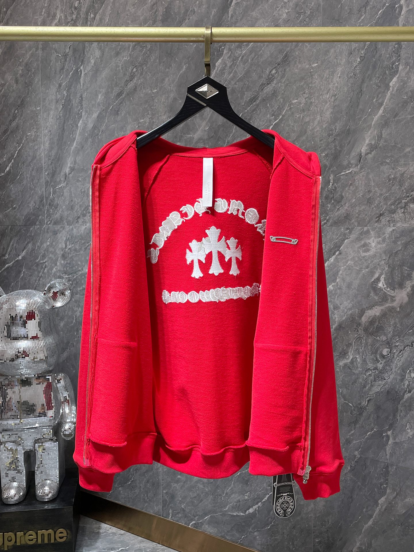Cheap Chrome hearts Hoody in 219055, $55 USD- [IB219055] - Replica Chrome hearts Hoody