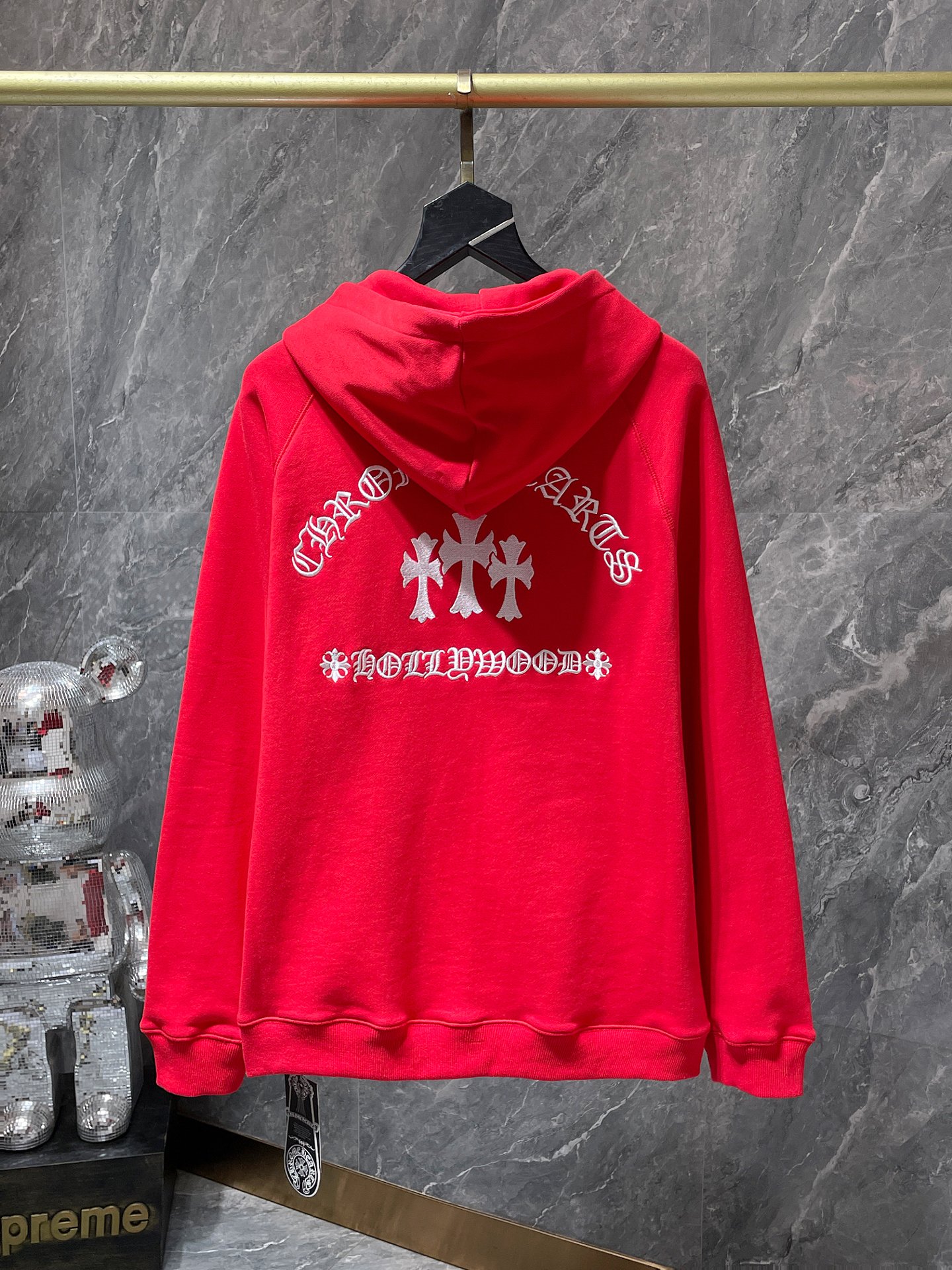 Cheap Chrome hearts Hoody in 219055, $55 USD- [IB219055] - Replica Chrome hearts Hoody