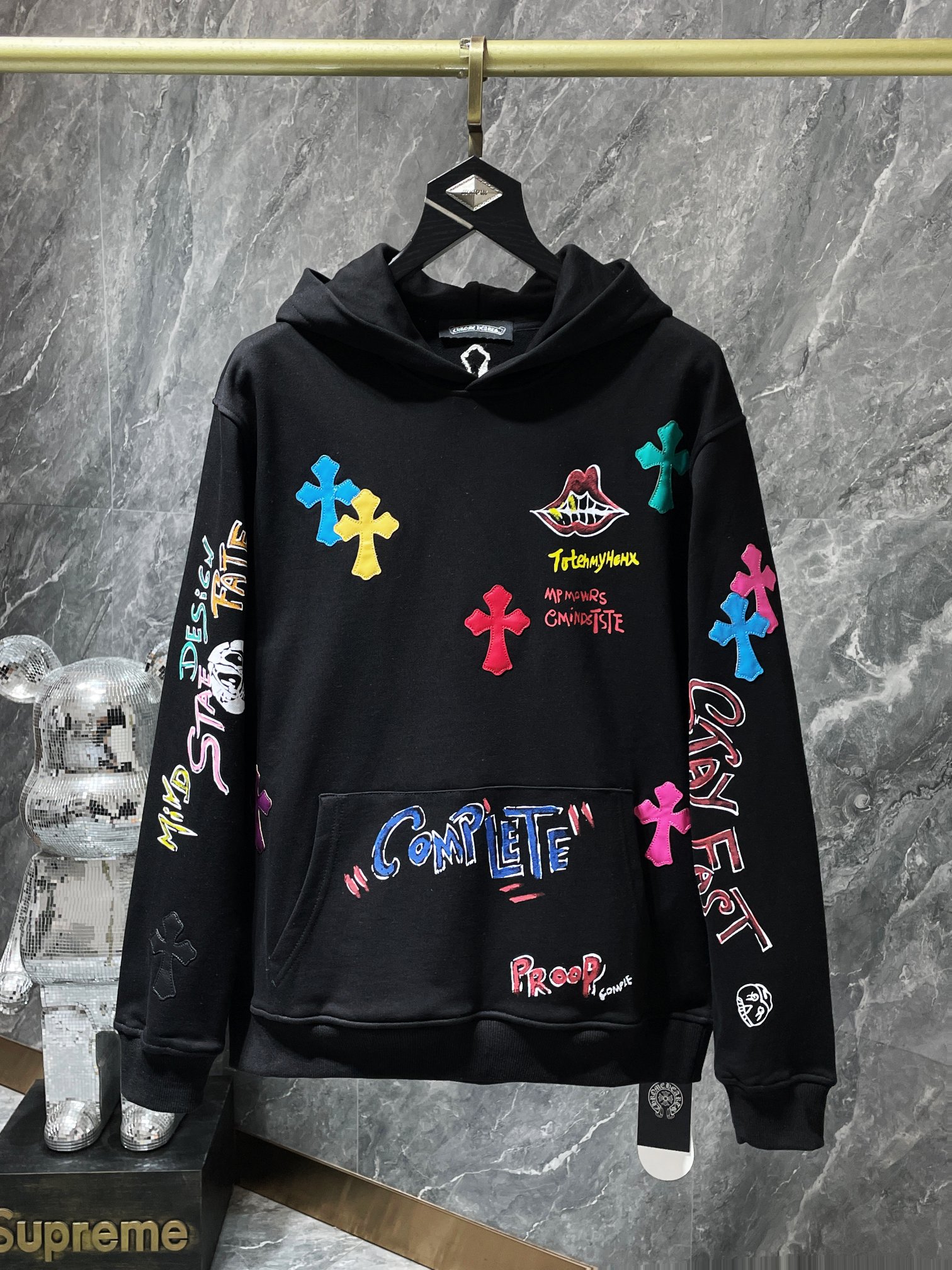 Cheap Chrome hearts Hoody in 219057, $60 USD- [IB219057] - Replica Chrome hearts Hoody