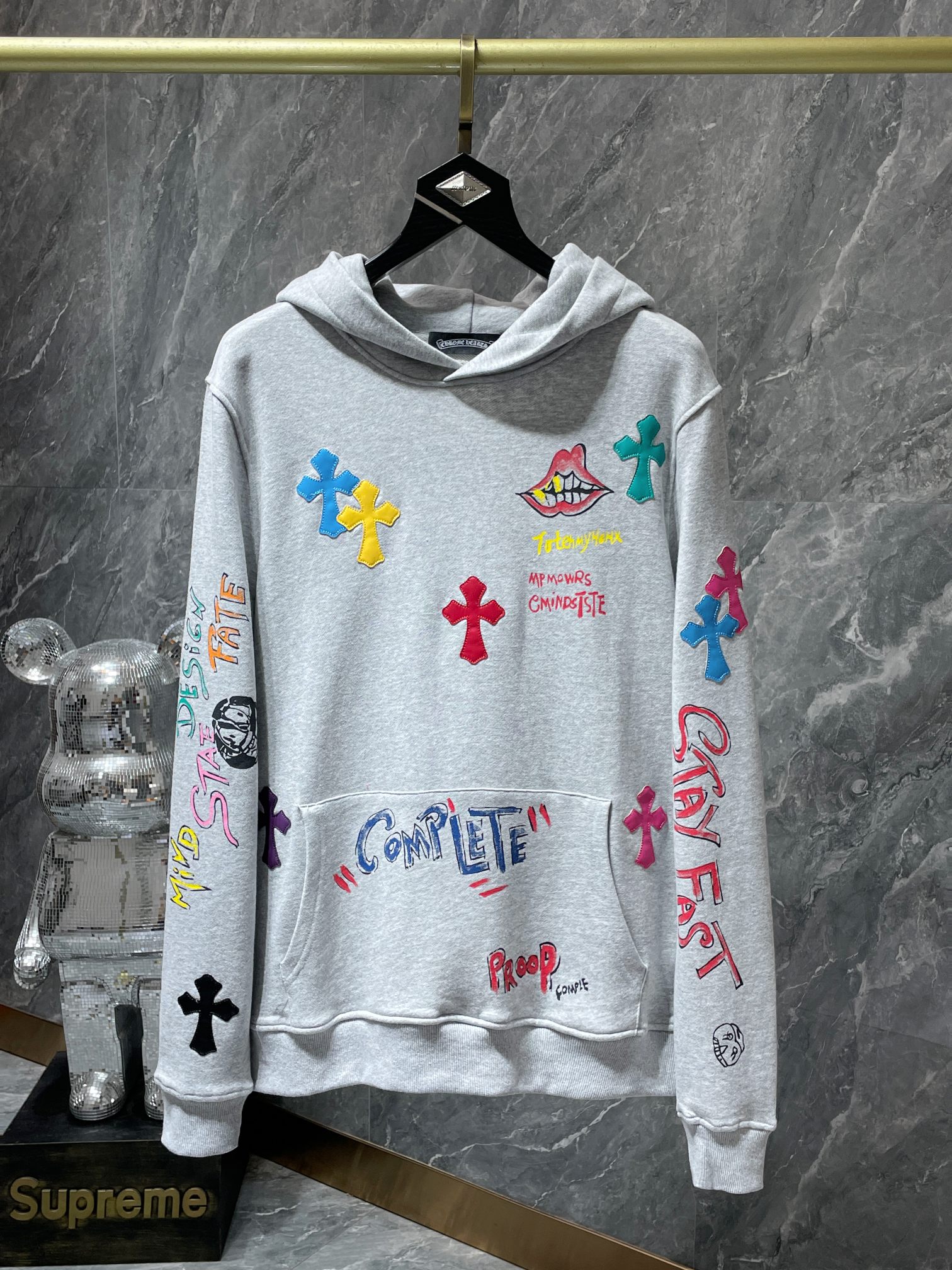 Cheap Chrome hearts Hoody in 219058, $60 USD- [IB219058] - Replica Chrome hearts Hoody