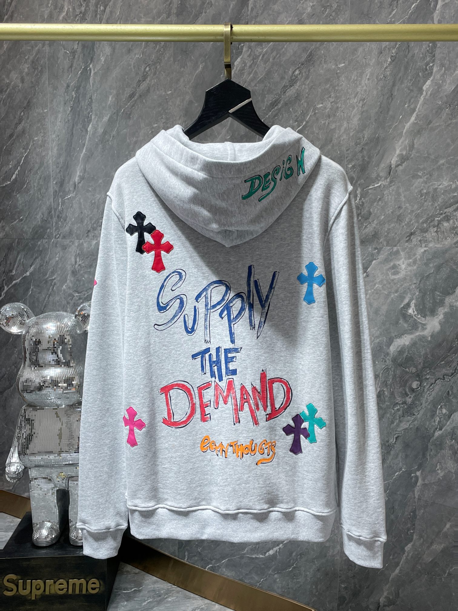 Cheap Chrome hearts Hoody in 219058, $60 USD- [IB219058] - Replica Chrome hearts Hoody