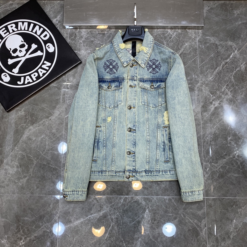 Cheap Chrome Hearts Jackets in 219062, $60 USD- [IB219062] - Replica Chrome Hearts Jackets