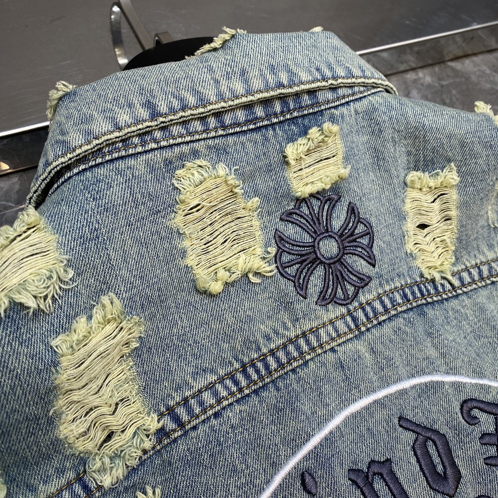 Cheap Chrome Hearts Jackets in 219062, $60 USD- [IB219062] - Replica Chrome Hearts Jackets