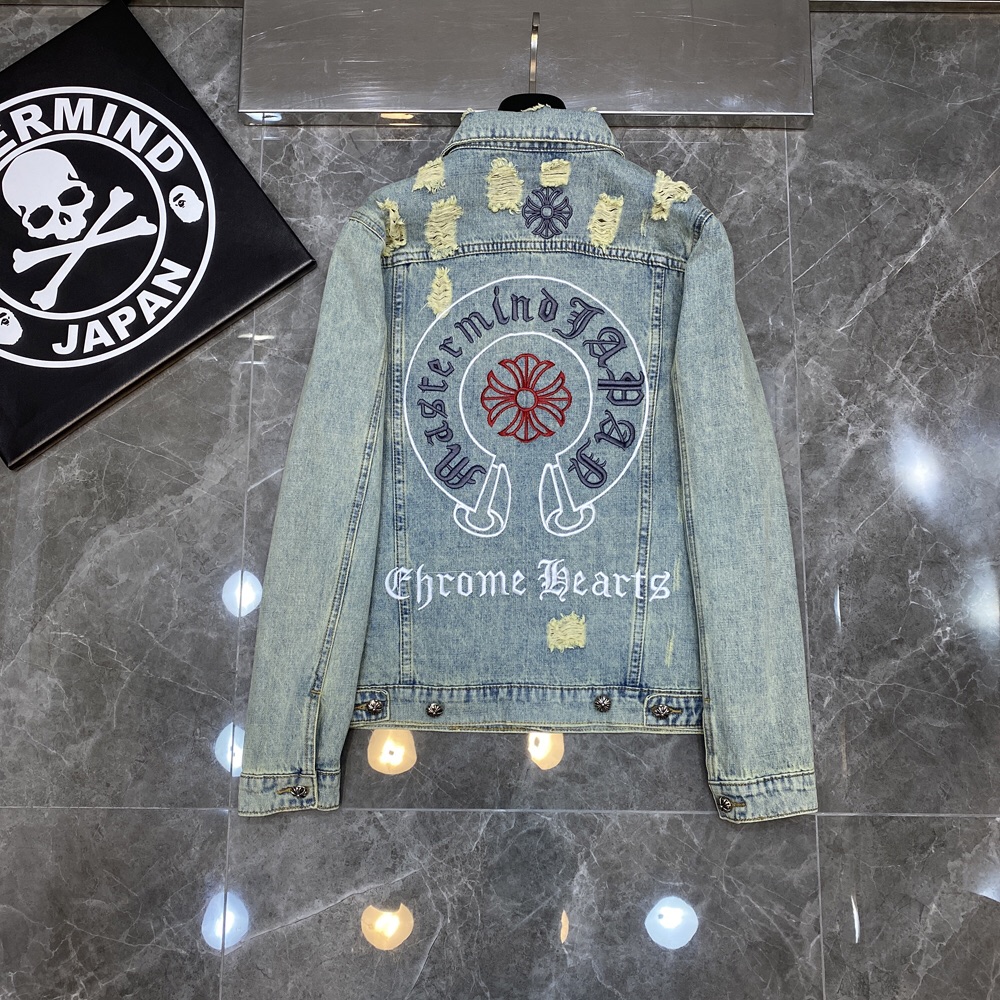 Cheap Chrome Hearts Jackets in 219062, $60 USD- [IB219062] - Replica Chrome Hearts Jackets