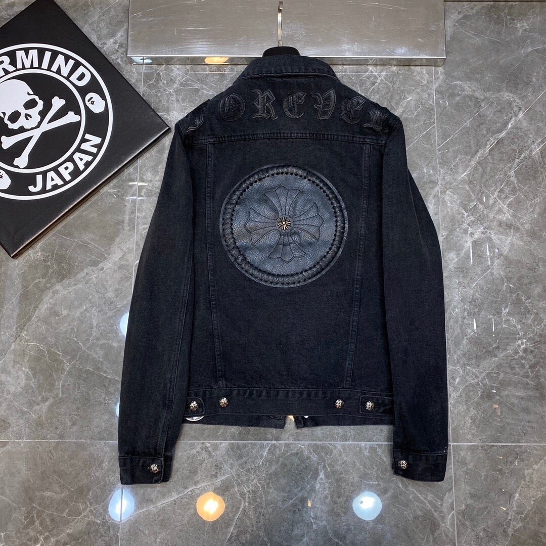 Cheap Chrome Hearts Jackets in 219063, $60 USD- [IB219063] - Replica Chrome Hearts Jackets