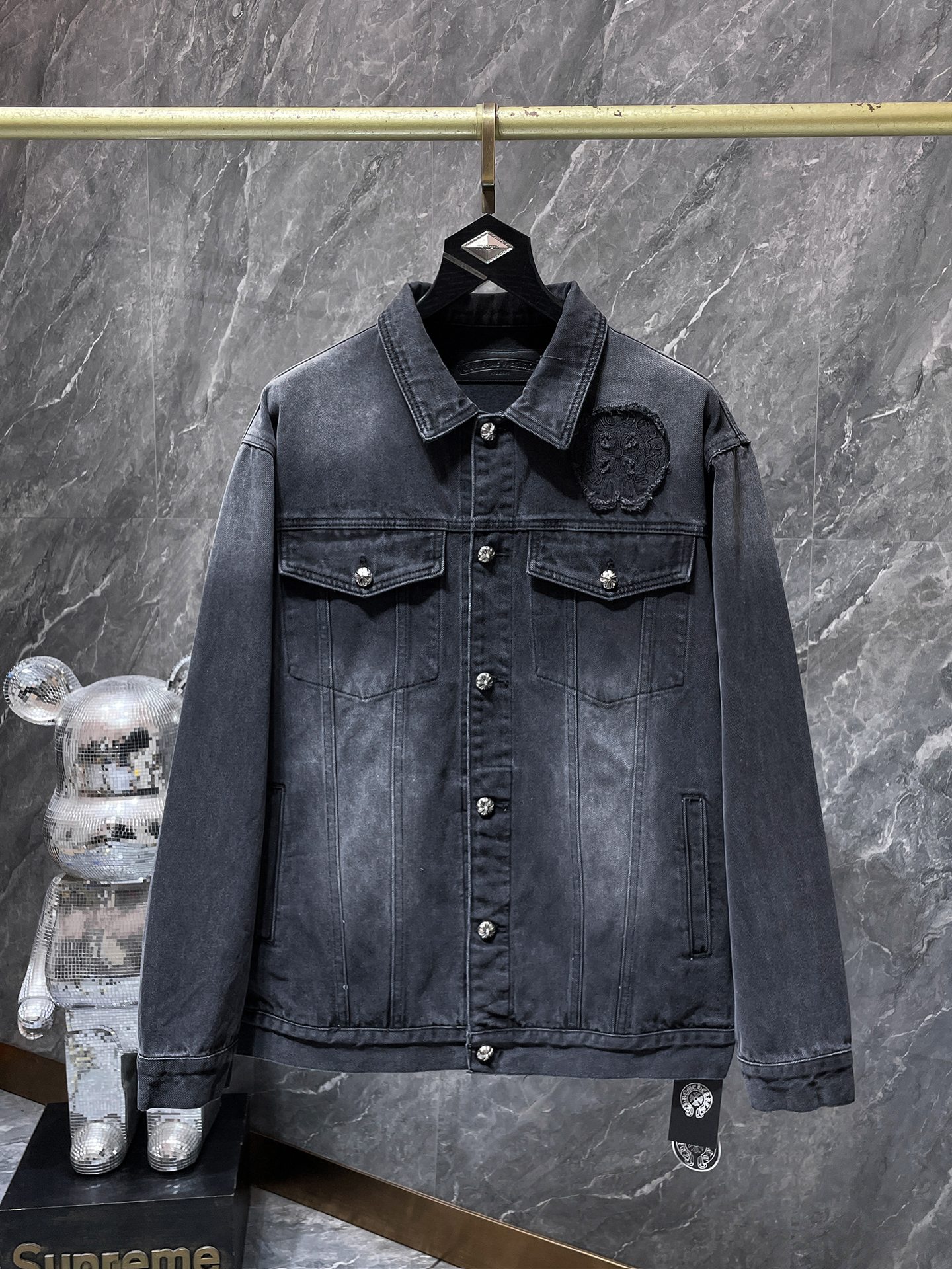 Cheap Chrome Hearts Jackets in 219064, $60 USD- [IB219064] - Replica Chrome Hearts Jackets