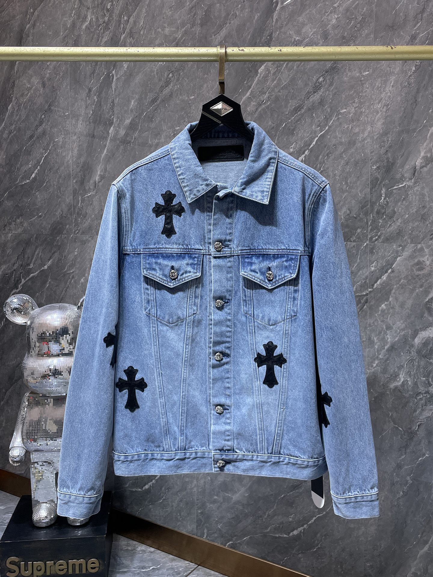 Cheap Chrome Hearts Jackets in 219065, $60 USD- [IB219065] - Replica Chrome Hearts Jackets