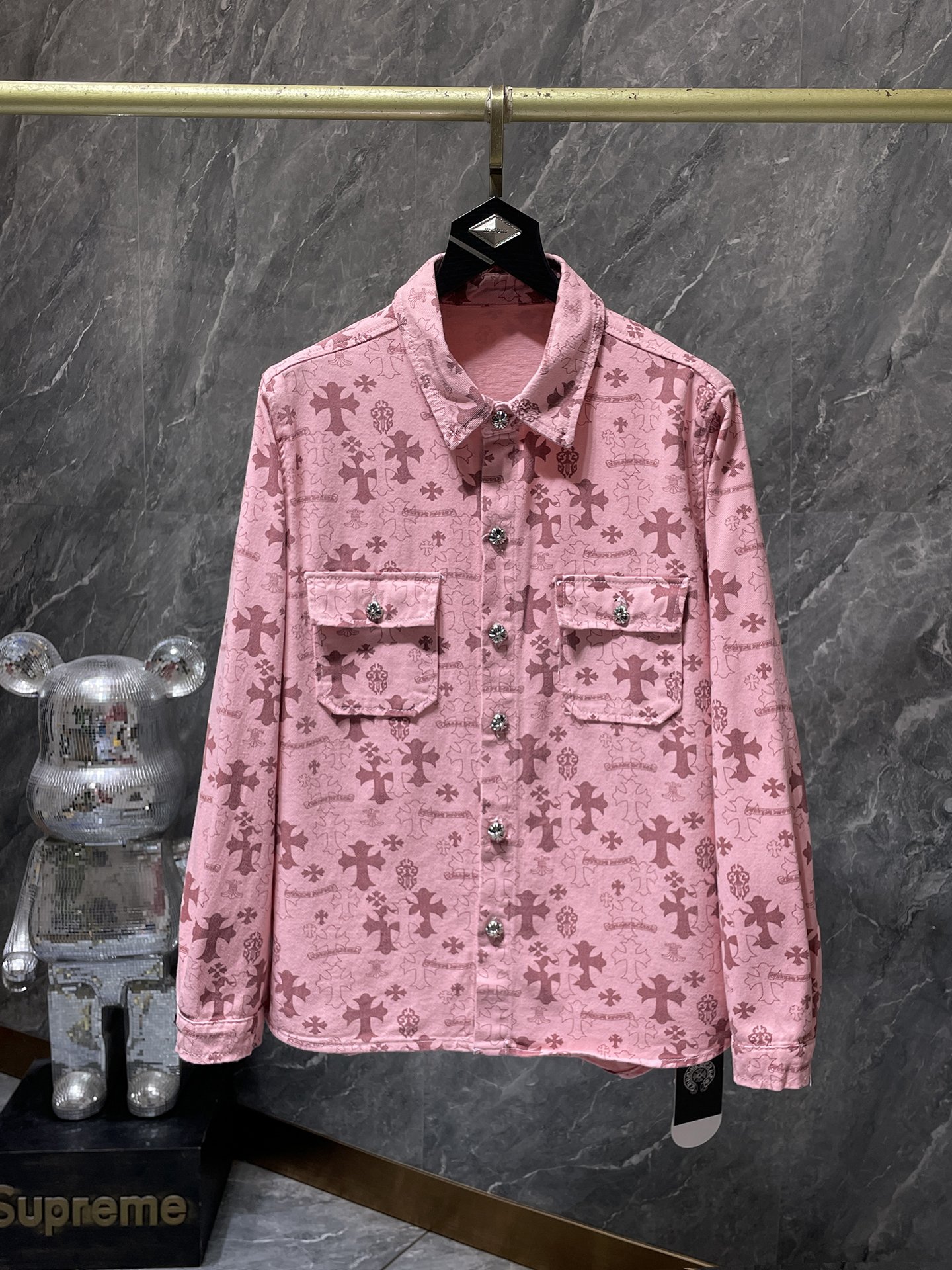 Cheap Chrome Hearts Jackets in 219068, $60 USD- [IB219068] - Replica Chrome Hearts Jackets