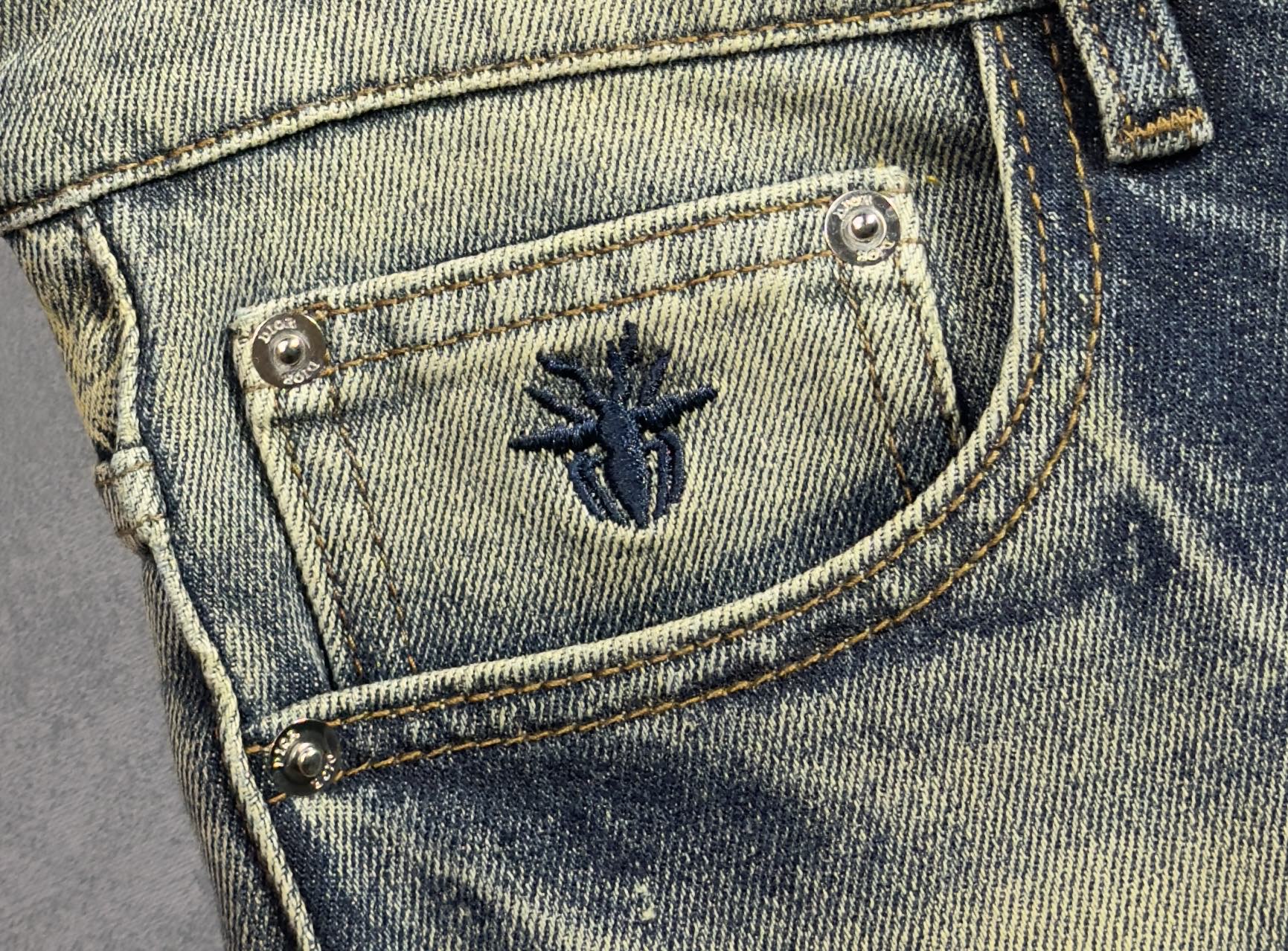 Cheap Dior Jeans for Men in 219125, $55 USD- [IB219125] - Replica Dior Jeans for Men