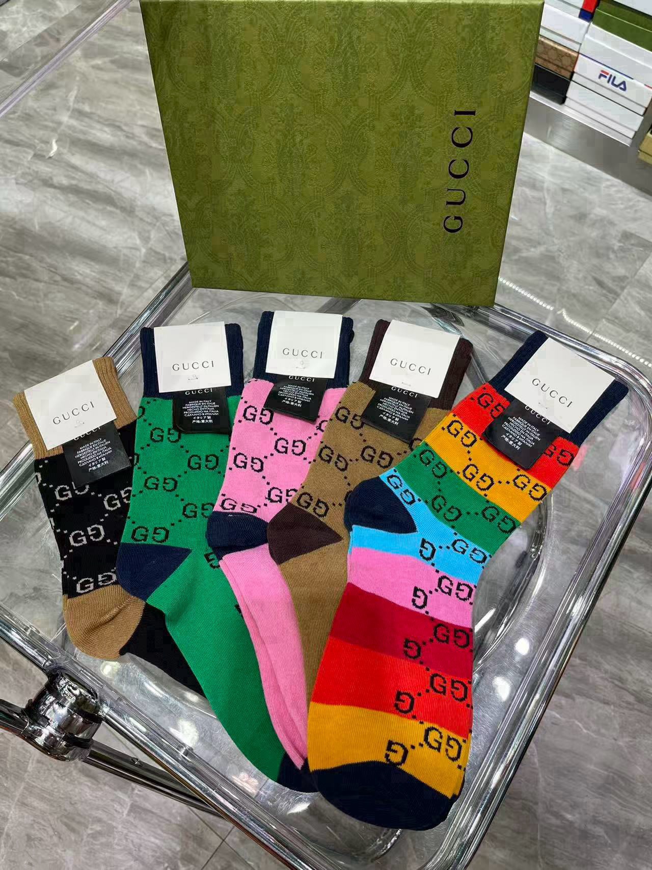 Cheap Gucci Socks in 219177, $30 USD- [IB219177] - Replica Gucci Socks