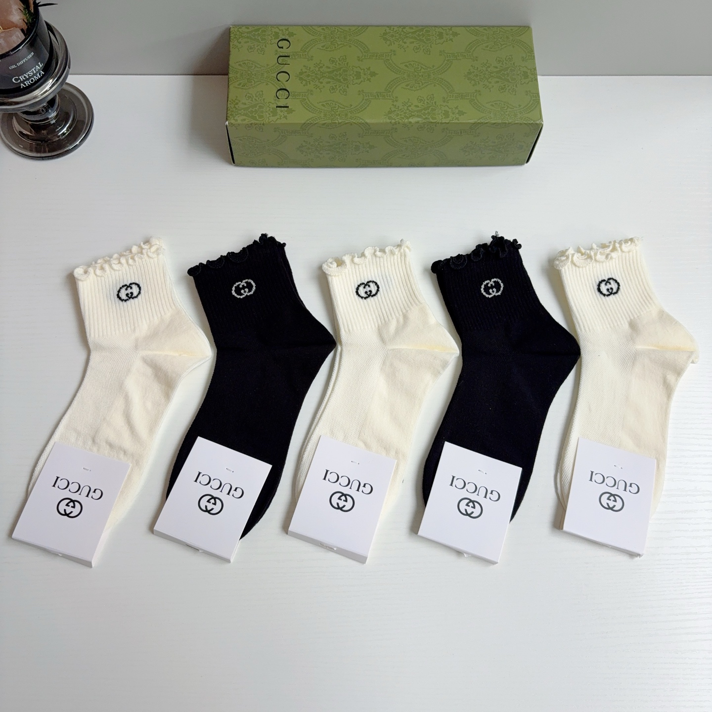 Cheap Gucci Socks in 219196, $35 USD- [IB219196] - Replica Gucci Socks