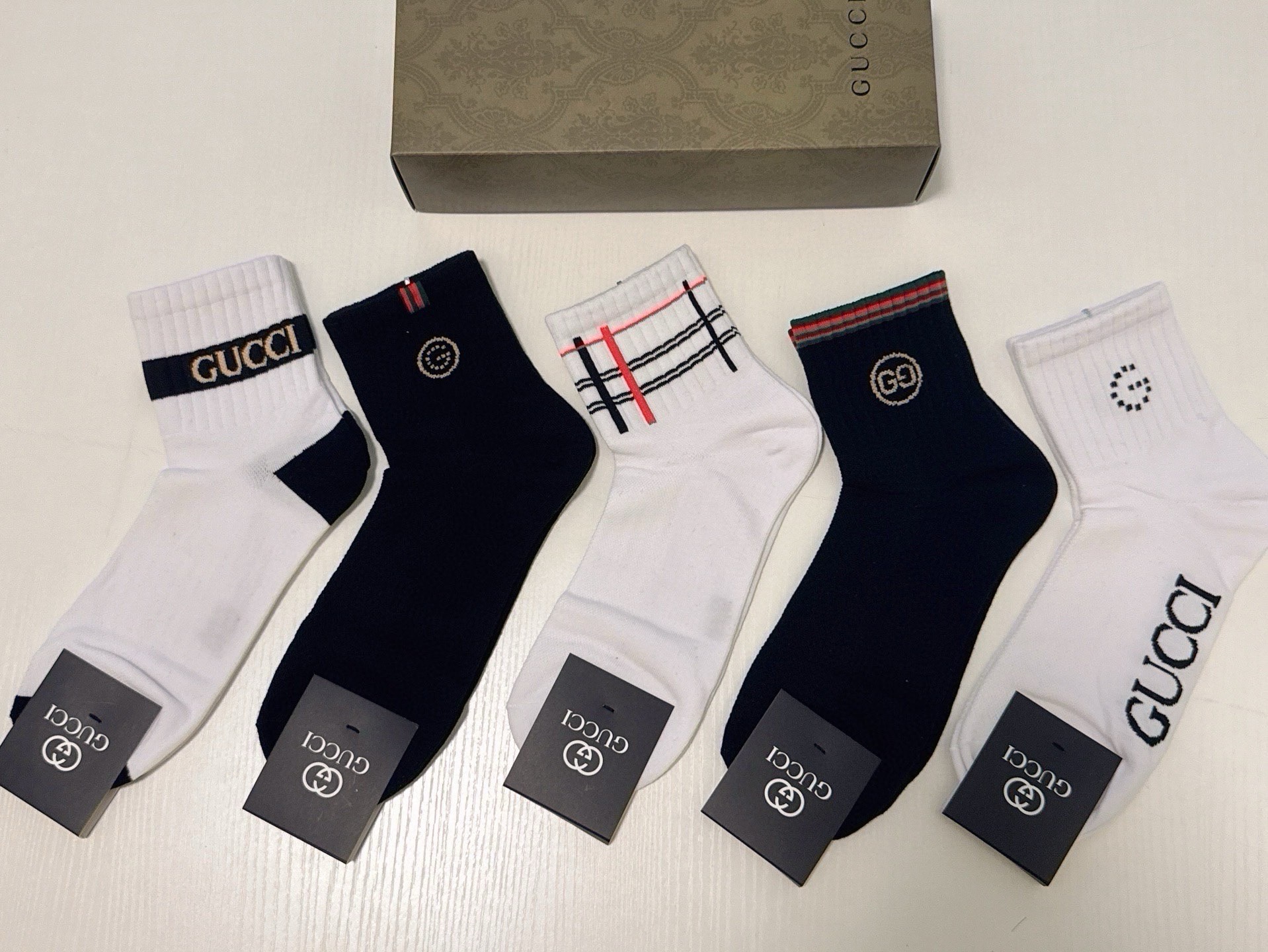 Cheap Gucci Socks in 219210, $30 USD- [IB219210] - Replica Gucci Socks