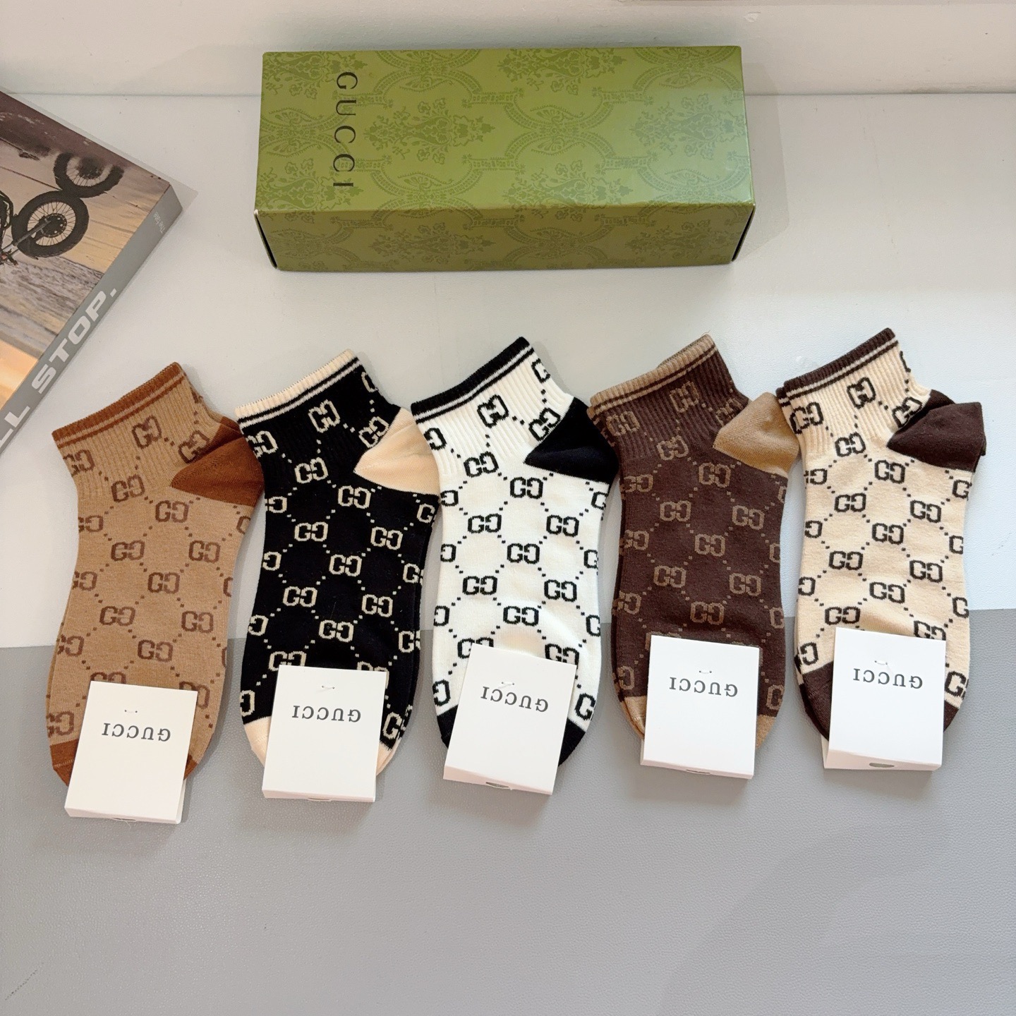Cheap Gucci Socks in 219218, $30 USD- [IB219218] - Replica Gucci Socks