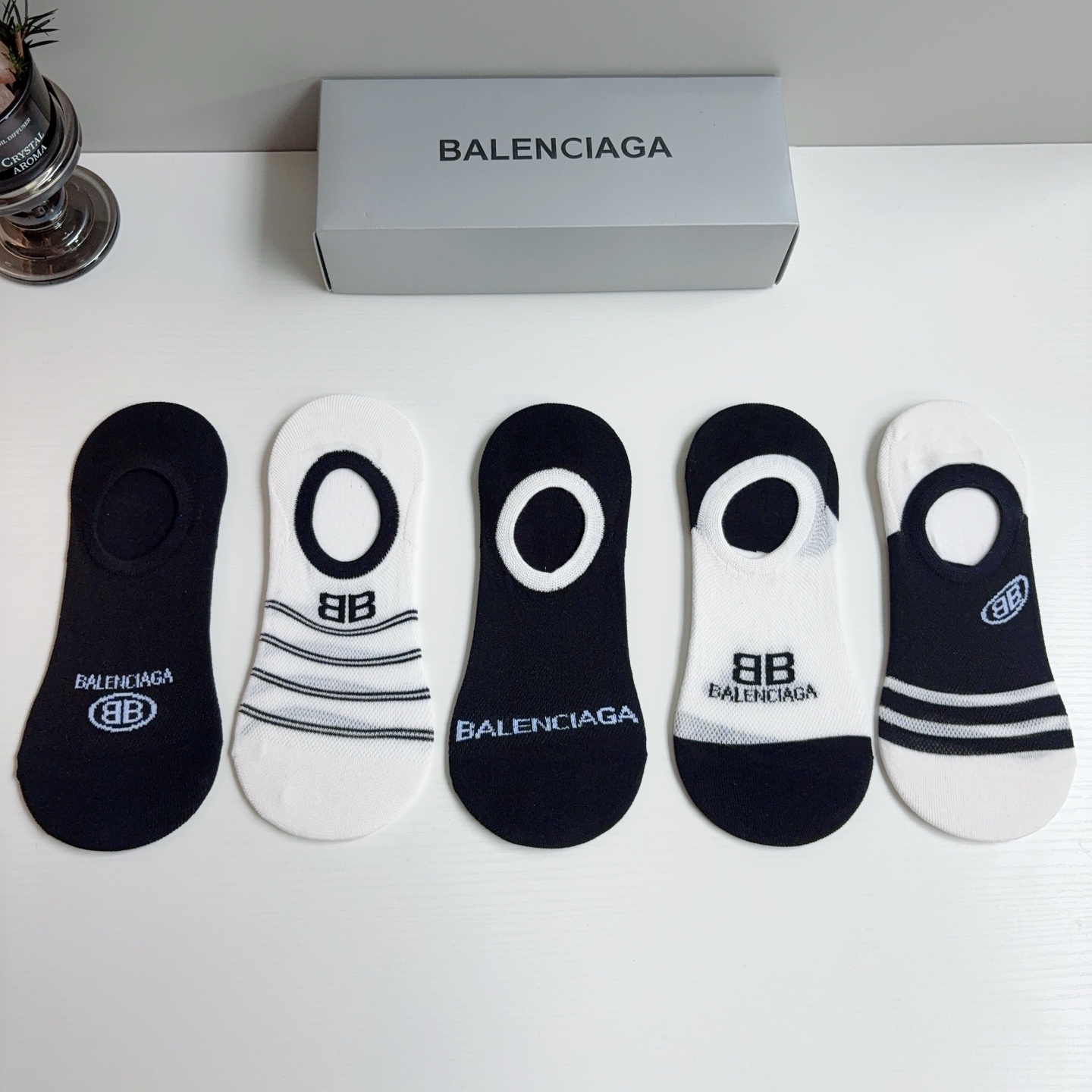 Cheap Balenciaga Socks in 219231, $30 USD- [IB219231] - Replica Balenciaga Socks