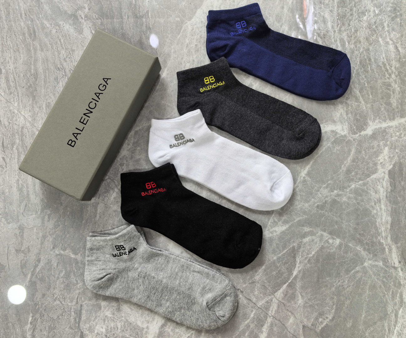 Cheap Balenciaga Socks in 219242, $30 USD- [IB219242] - Replica Balenciaga Socks
