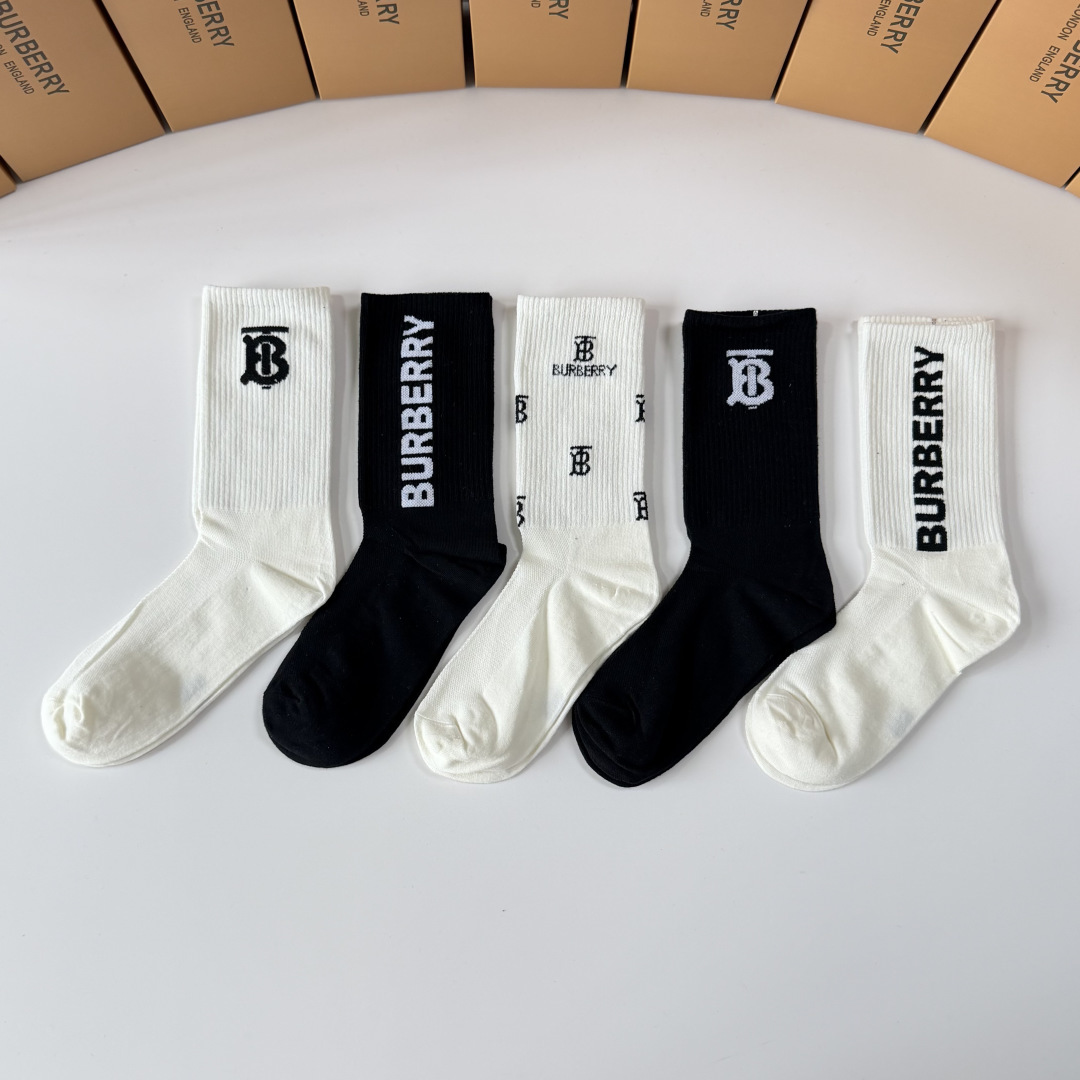 Cheap Burberry Socks in 219252, $30 USD- [IB219252] - Replica Burberry Socks
