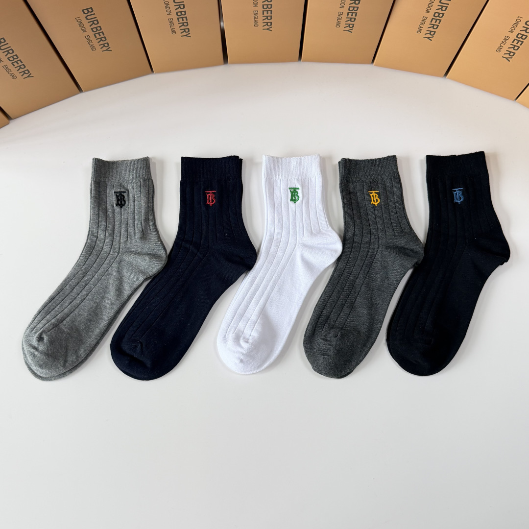 Cheap Burberry Socks in 219254, $30 USD- [IB219254] - Replica Burberry Socks