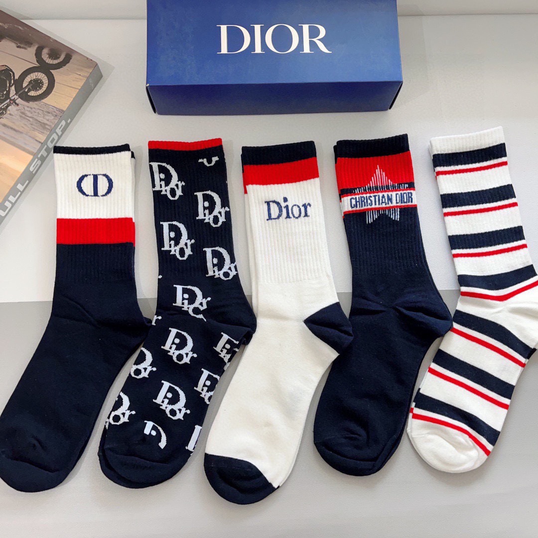 Cheap Dior Socks in 219283, $35 USD- [IB219283] - Replica Dior Socks