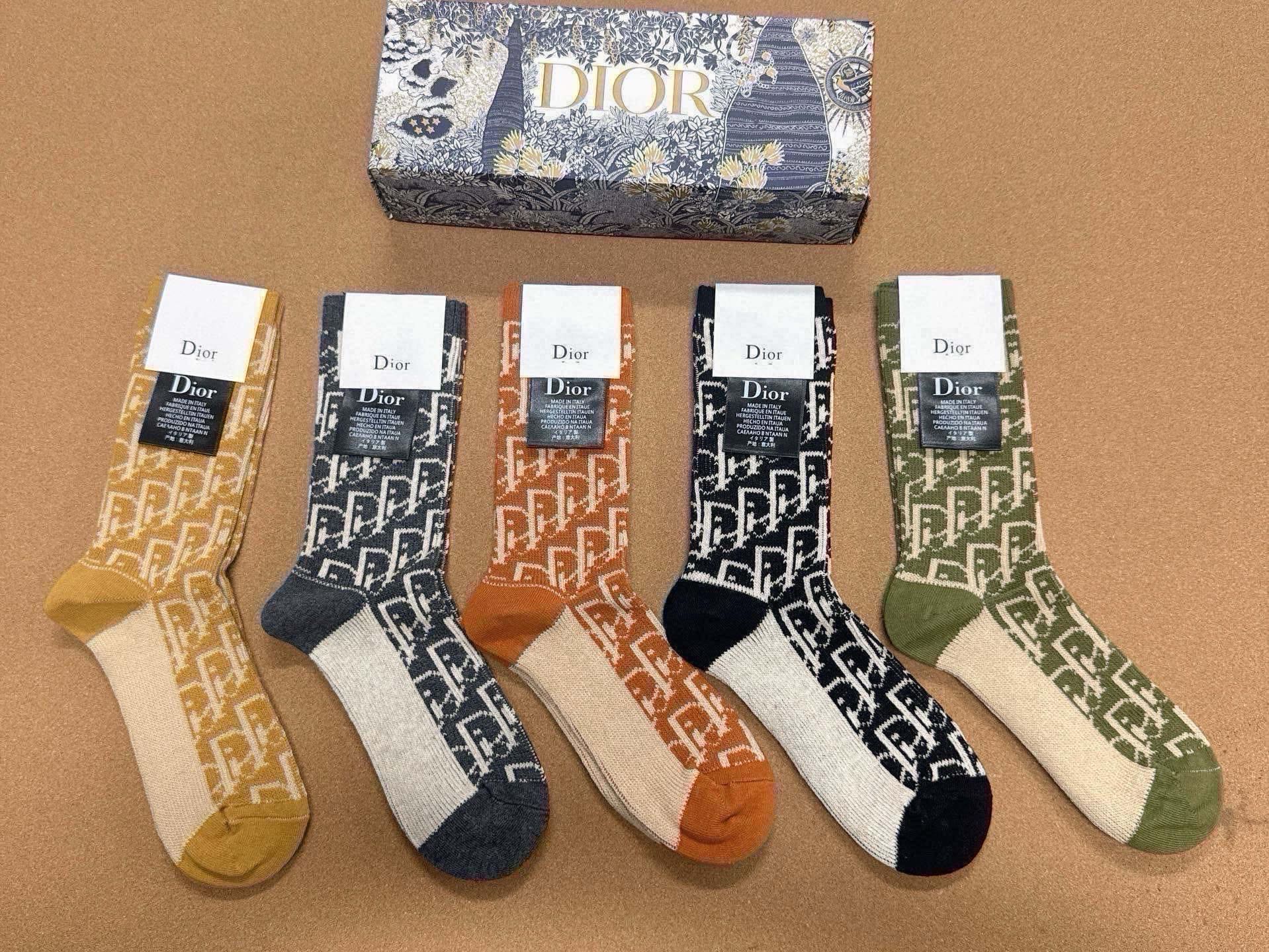 Cheap Dior Socks in 219290, $35 USD- [IB219290] - Replica Dior Socks
