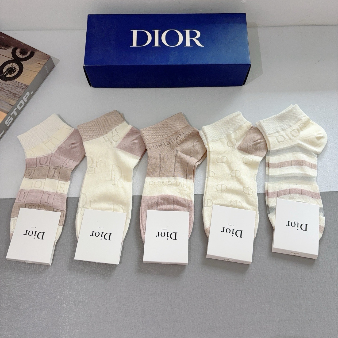 Cheap Dior Socks in 219292, $35 USD- [IB219292] - Replica Dior Socks