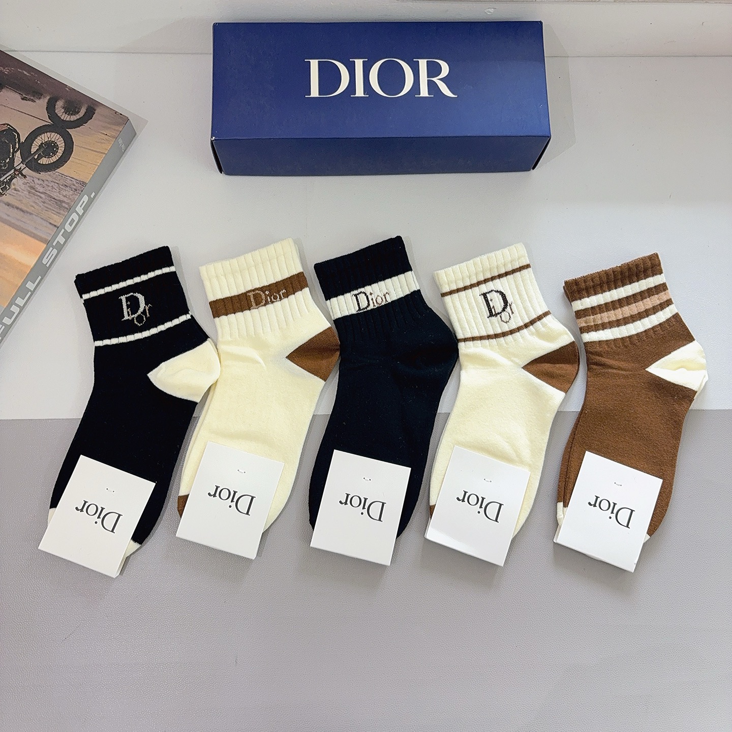 Cheap Dior Socks in 219308, $35 USD- [IB219308] - Replica Dior Socks