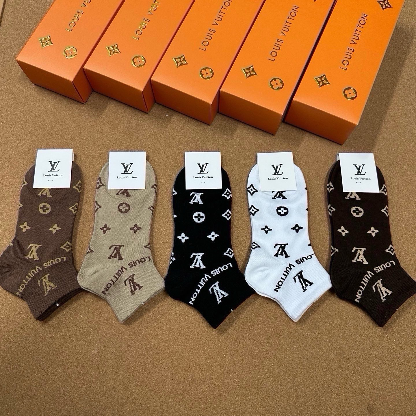 Cheap Louis Vuitton Socks in 219393, $35 USD- [IB219393] - Replica Louis Vuitton Socks