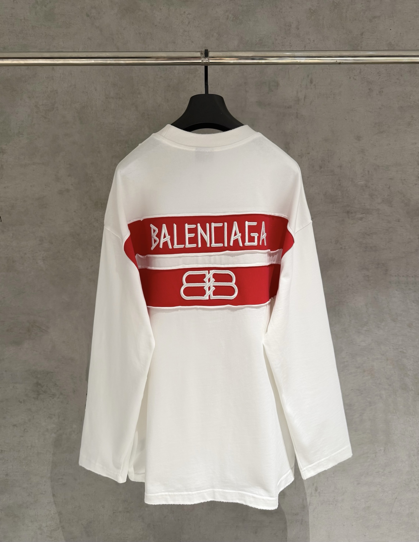 Cheap Balenciaga Long Sleeve T-Shirts in 219442, $45 USD- [IB219442] - Replica Balenciaga Long Sleeve T-Shirts