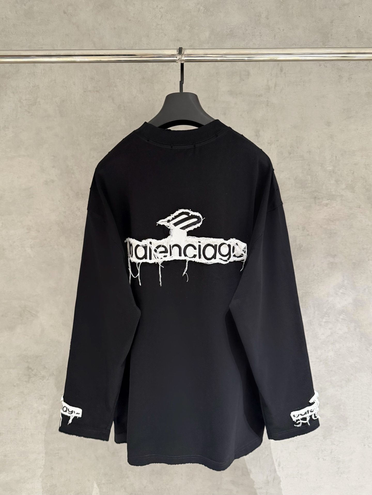 Cheap Balenciaga Long Sleeve T-Shirts in 219446, $45 USD- [IB219446] - Replica Balenciaga Long Sleeve T-Shirts