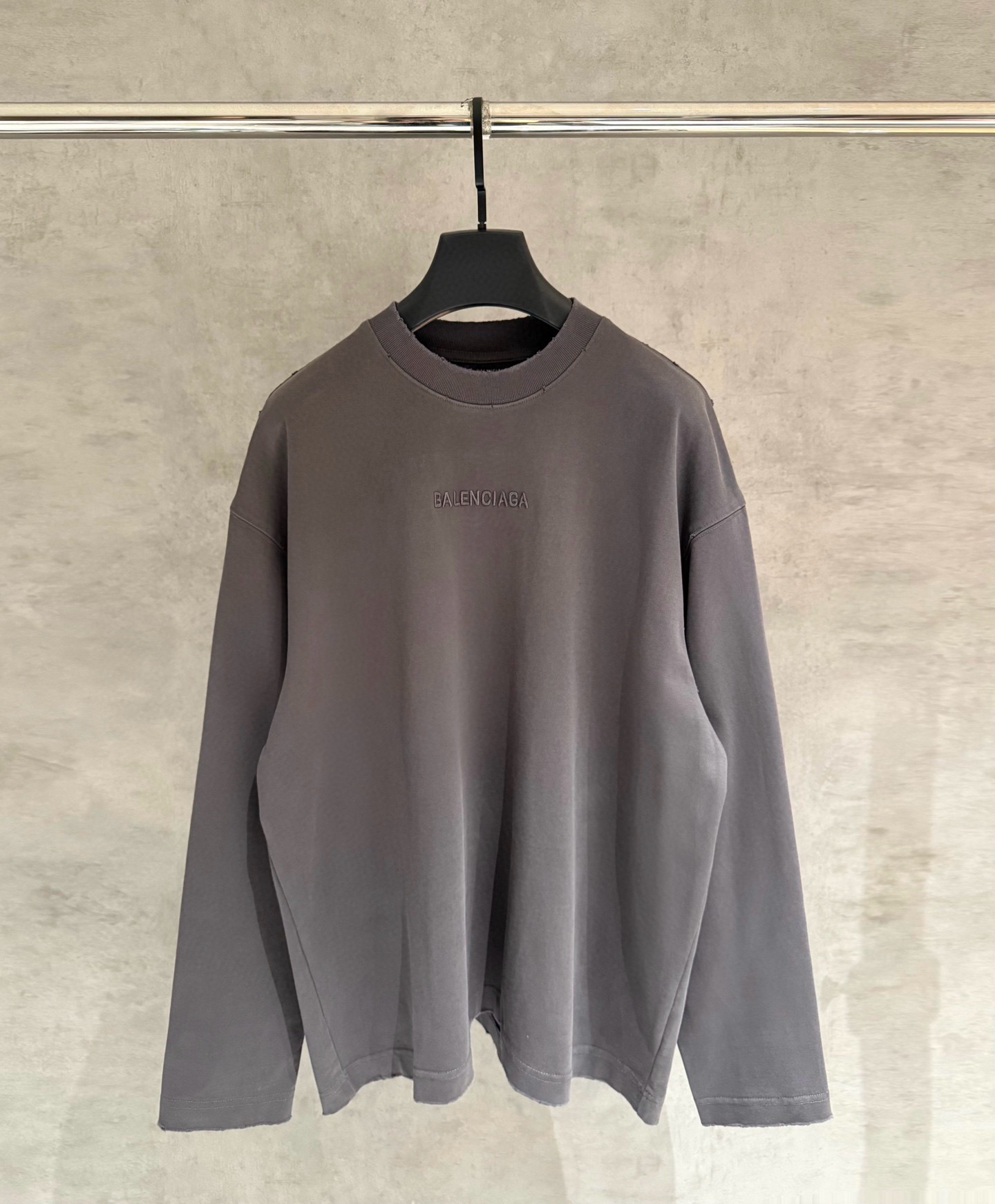 Cheap Balenciaga Long Sleeve T-Shirts in 219447, $45 USD- [IB219447] - Replica Balenciaga Long Sleeve T-Shirts