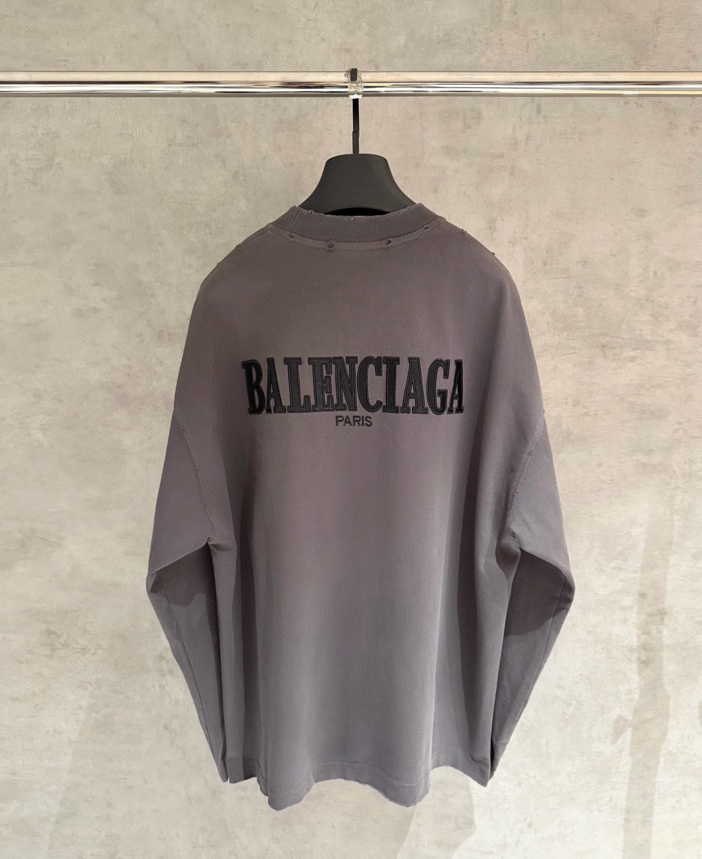 Cheap Balenciaga Long Sleeve T-Shirts in 219447, $45 USD- [IB219447] - Replica Balenciaga Long Sleeve T-Shirts