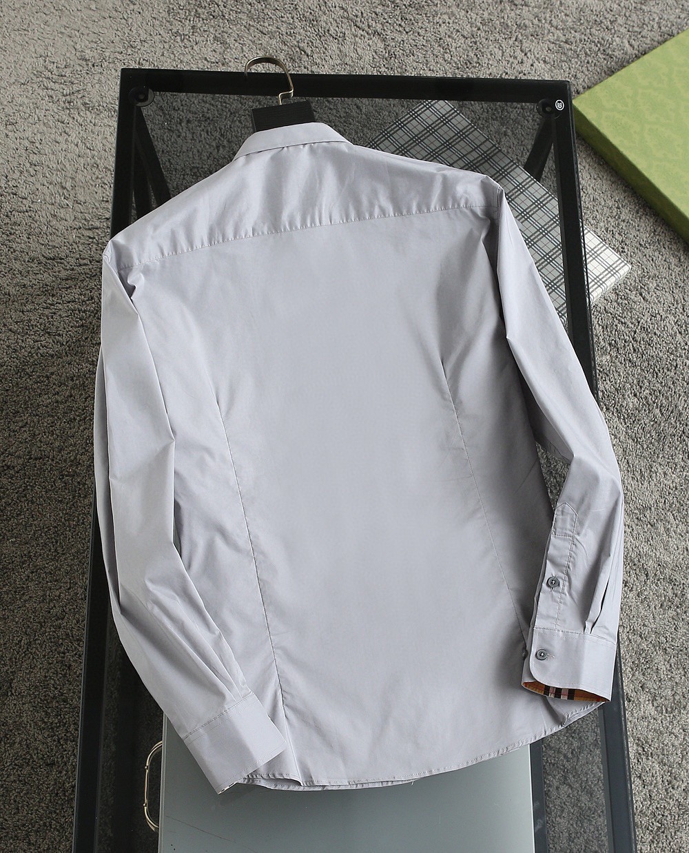 Cheap Burberry Long-Sleeved Polo Shirts for Men in 219461, $35 USD- [IB219461] - Replica Burberry Long-Sleeved Polo Shirts for Men