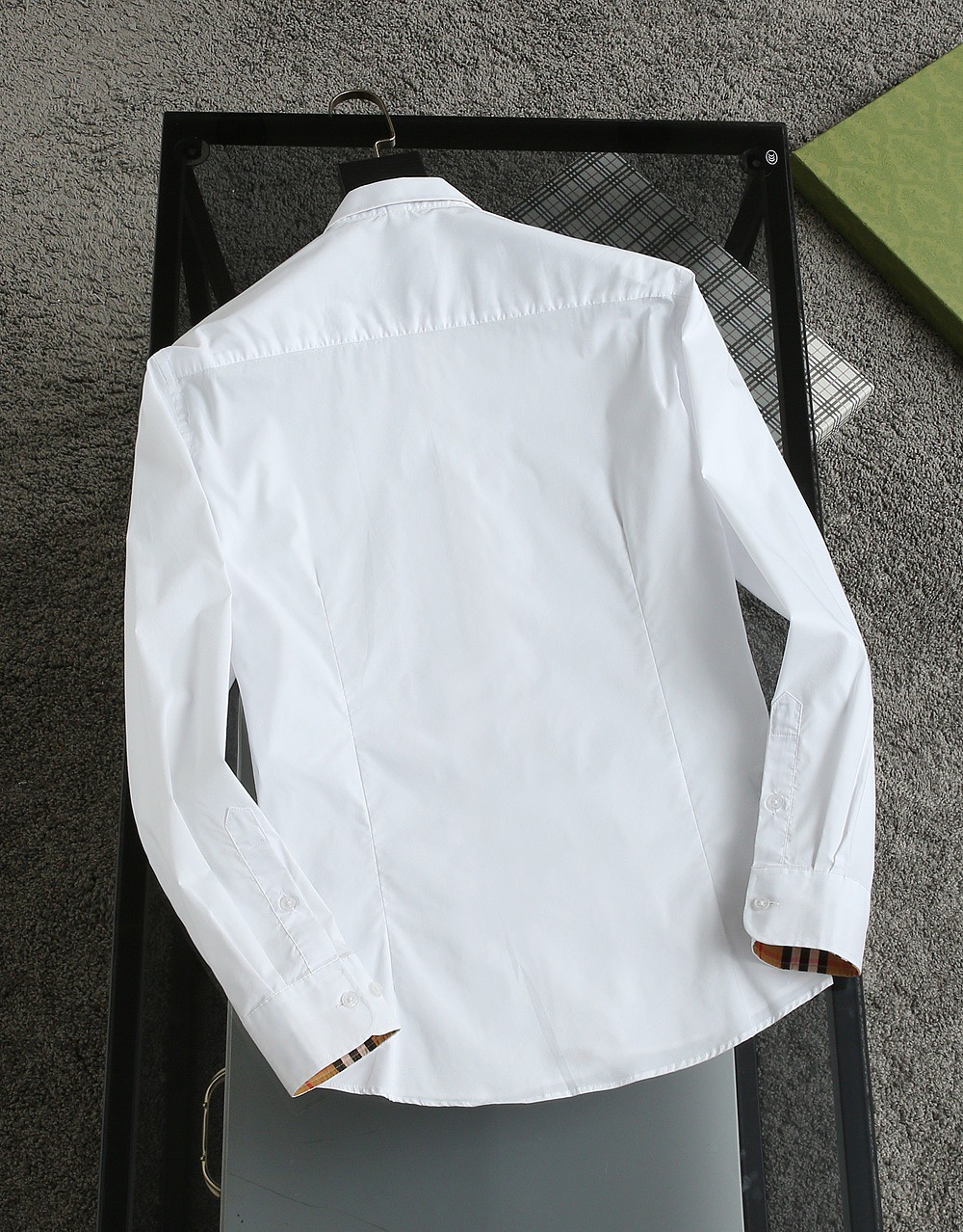 Cheap Burberry Long-Sleeved Polo Shirts for Men in 219462, $35 USD- [IB219462] - Replica Burberry Long-Sleeved Polo Shirts for Men