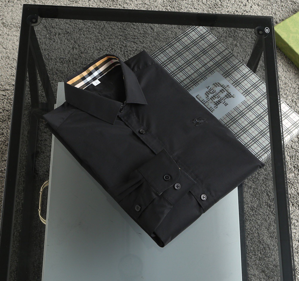 Cheap Burberry Long-Sleeved Polo Shirts for Men in 219463, $35 USD- [IB219463] - Replica Burberry Long-Sleeved Polo Shirts for Men