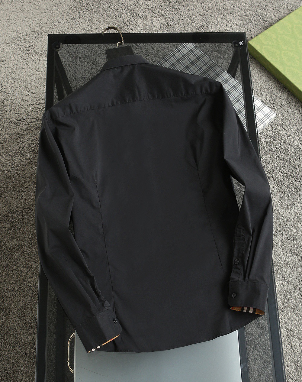 Cheap Burberry Long-Sleeved Polo Shirts for Men in 219463, $35 USD- [IB219463] - Replica Burberry Long-Sleeved Polo Shirts for Men
